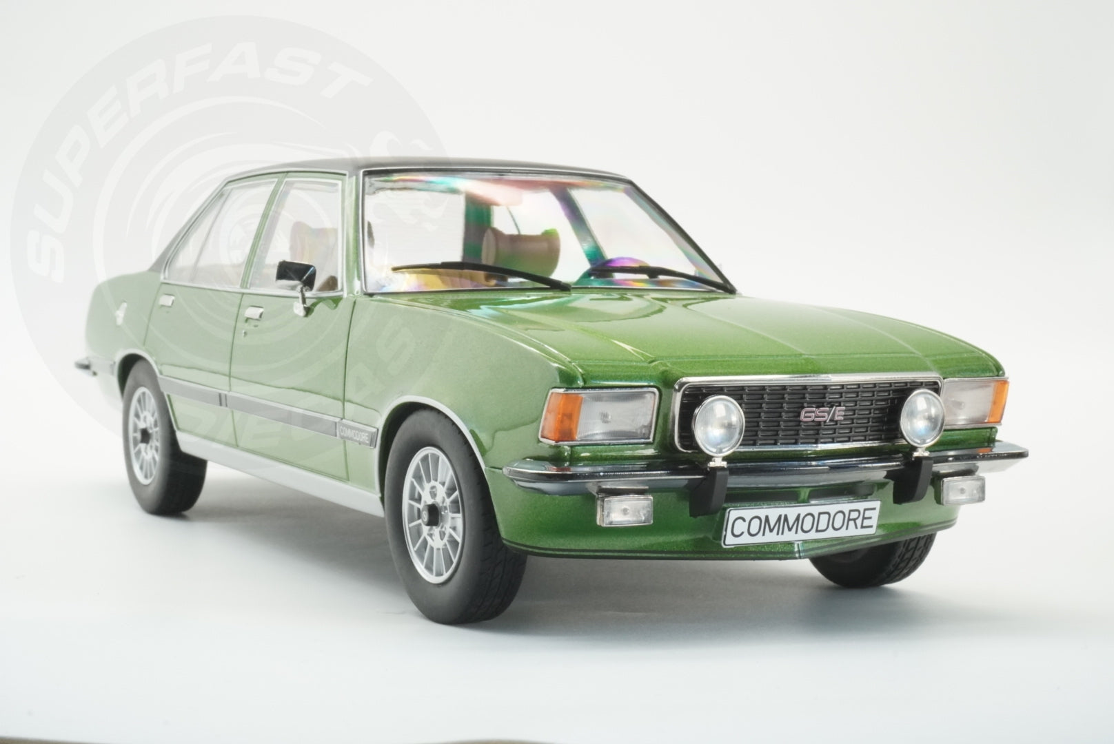MCG 1:18 Scale Diecast - 1972 Opel Commodore GSE, Green - MCG18565