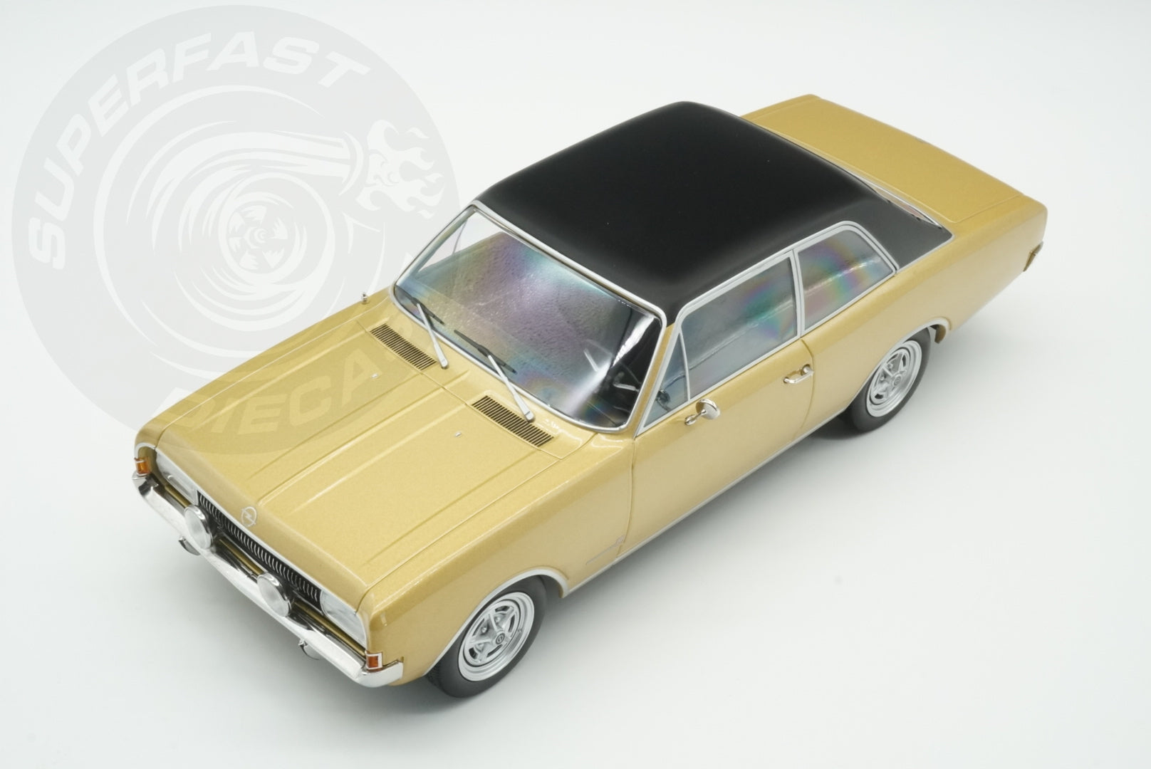 MCG 1:18 Scale Diecast - 1972 Opel Commodore, Beige - MCG18559