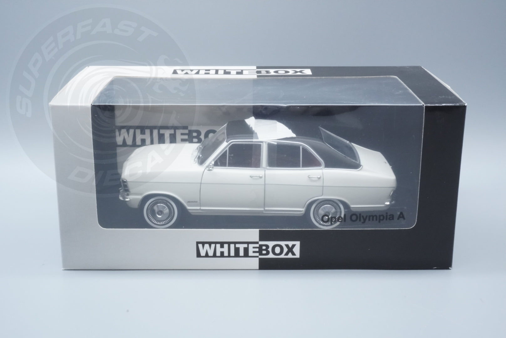 Whitebox 1:24 Scale Diecast Model Car - Opel Olympia A, White
