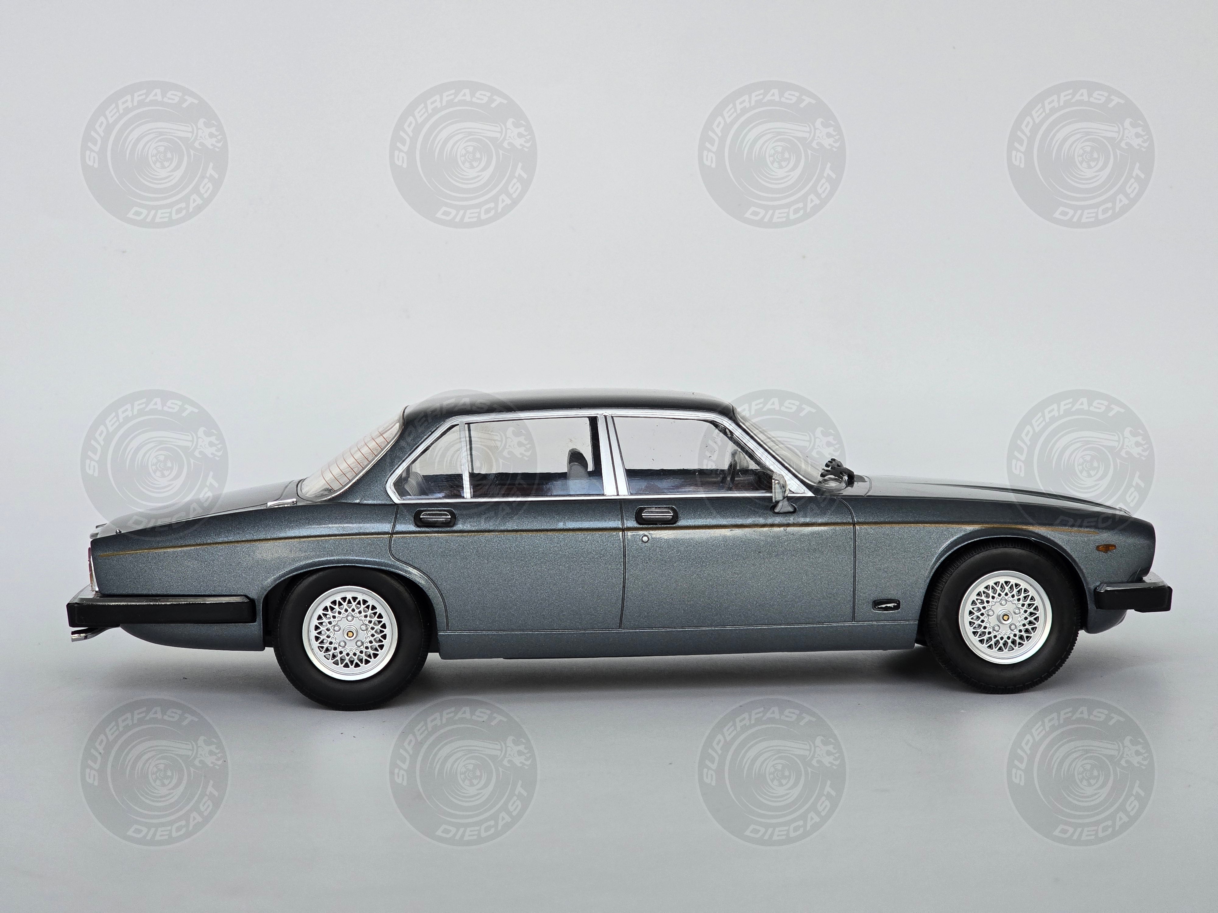 MCG 1:18 Scale Diecast - 1979 Jaguar XJ Series III, Dark Grey - MCG18177