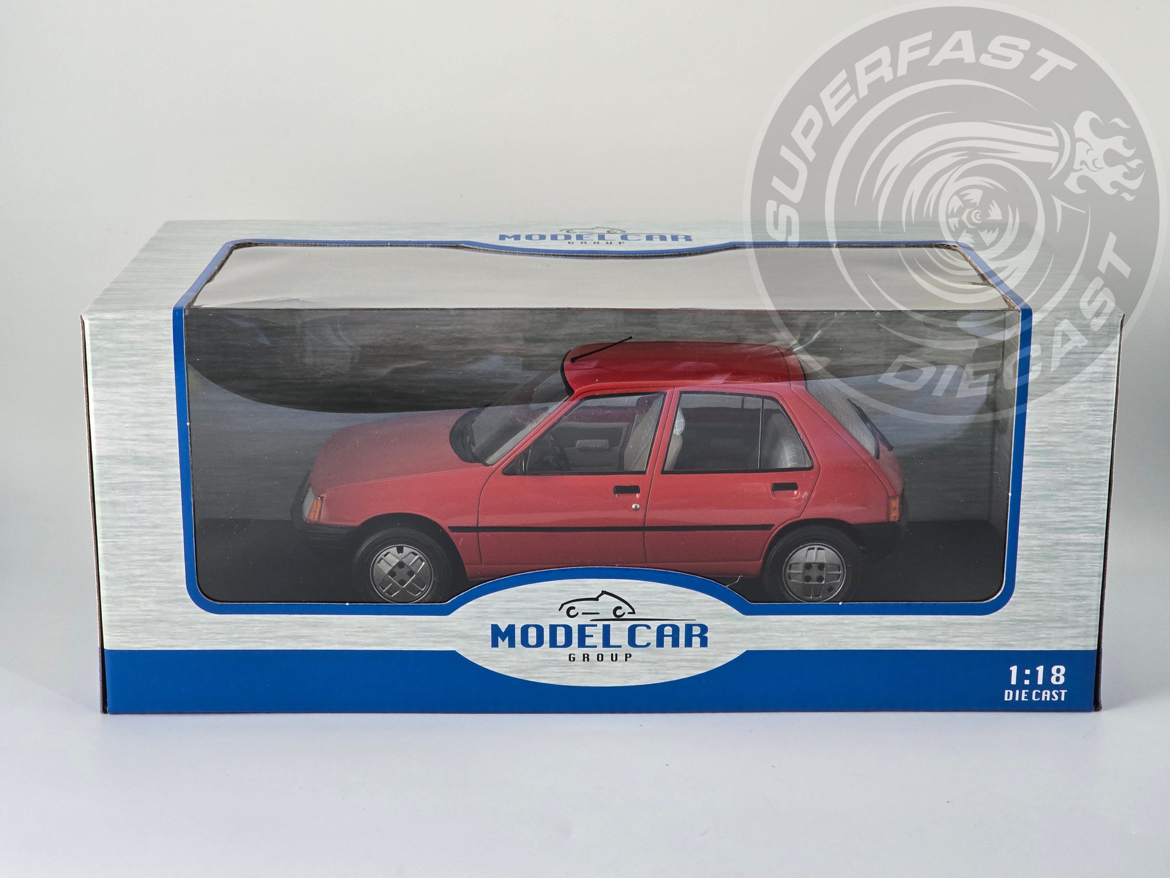 MCG 1:18 Scale - 1984 Peugeot 205, Red - MCG18492
