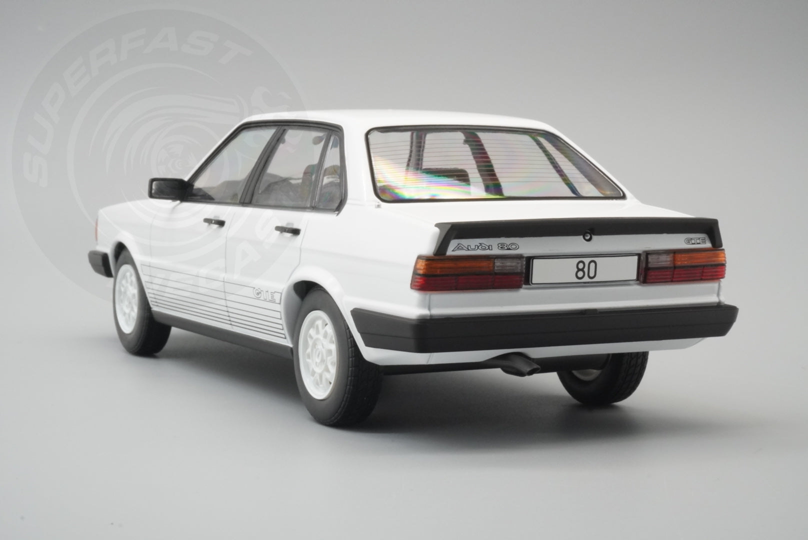 MCG 1:18 Scale Diecast Model Car - 1978 Audi 80 GTE (B2), White - MCG18527