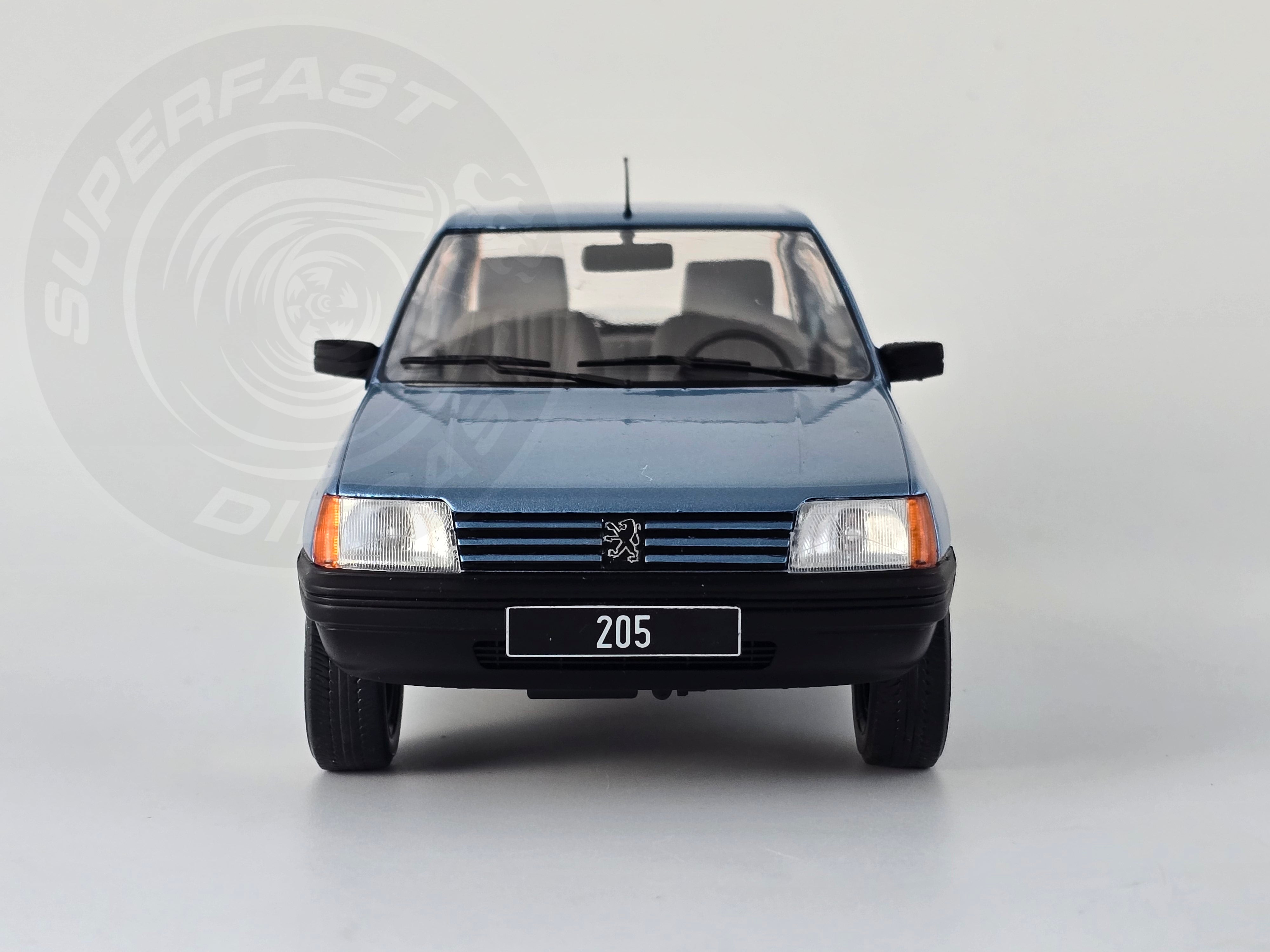 MCG 1:18 Scale - 1984 Peugeot 205, Light Blue - MCG18491