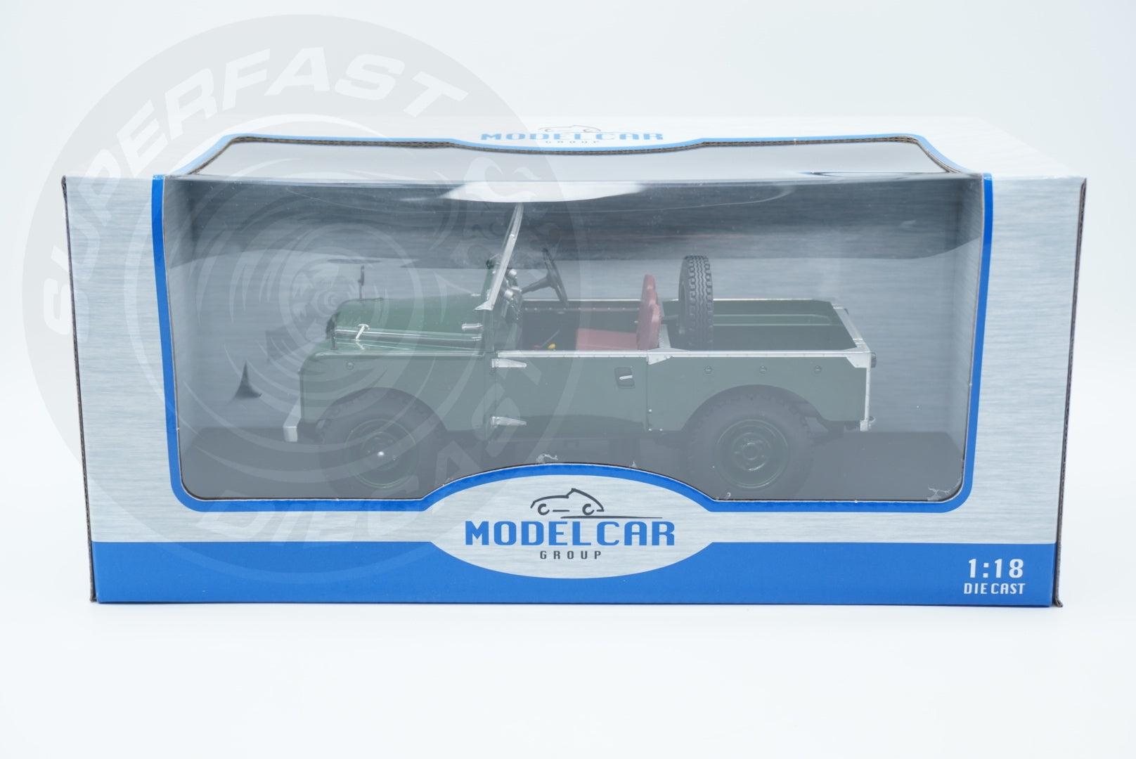 MCG 1:18 Diecast - 1957 Land Rover Series I, Green - MCG18367
