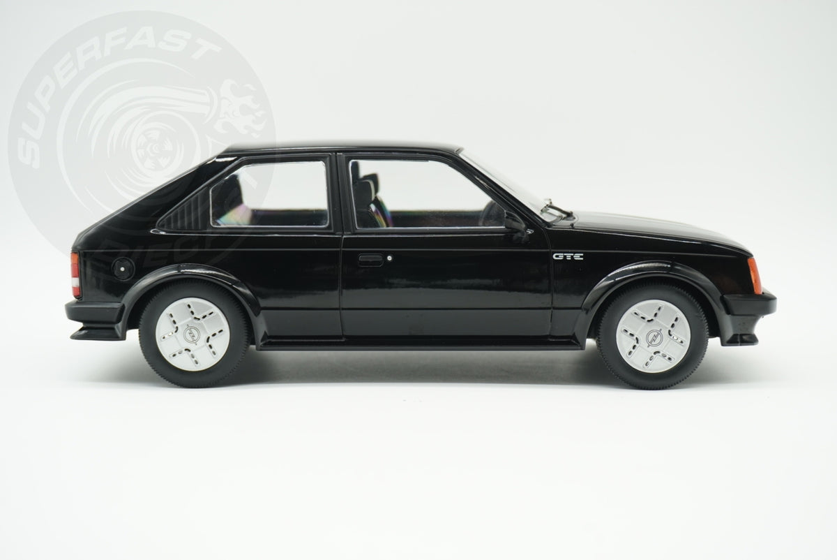 MCG 1:18 Scale Diecast Model Car - Opel Kadett D GTE (Vauxhall Astra mk1) Black