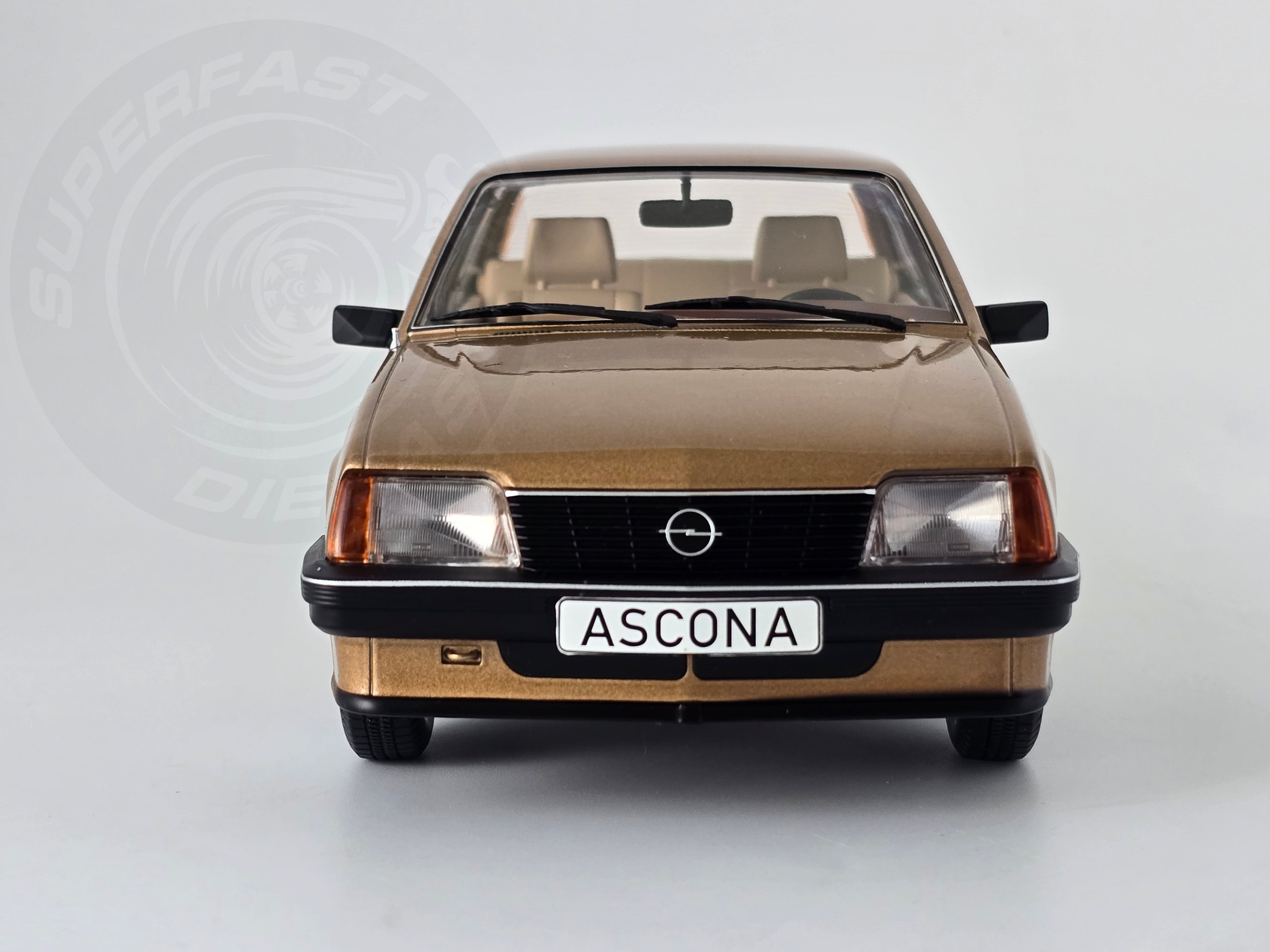 MCG 1:18 Scale Diecast - 1981 Opel Ascona C, Beige - MCG18459