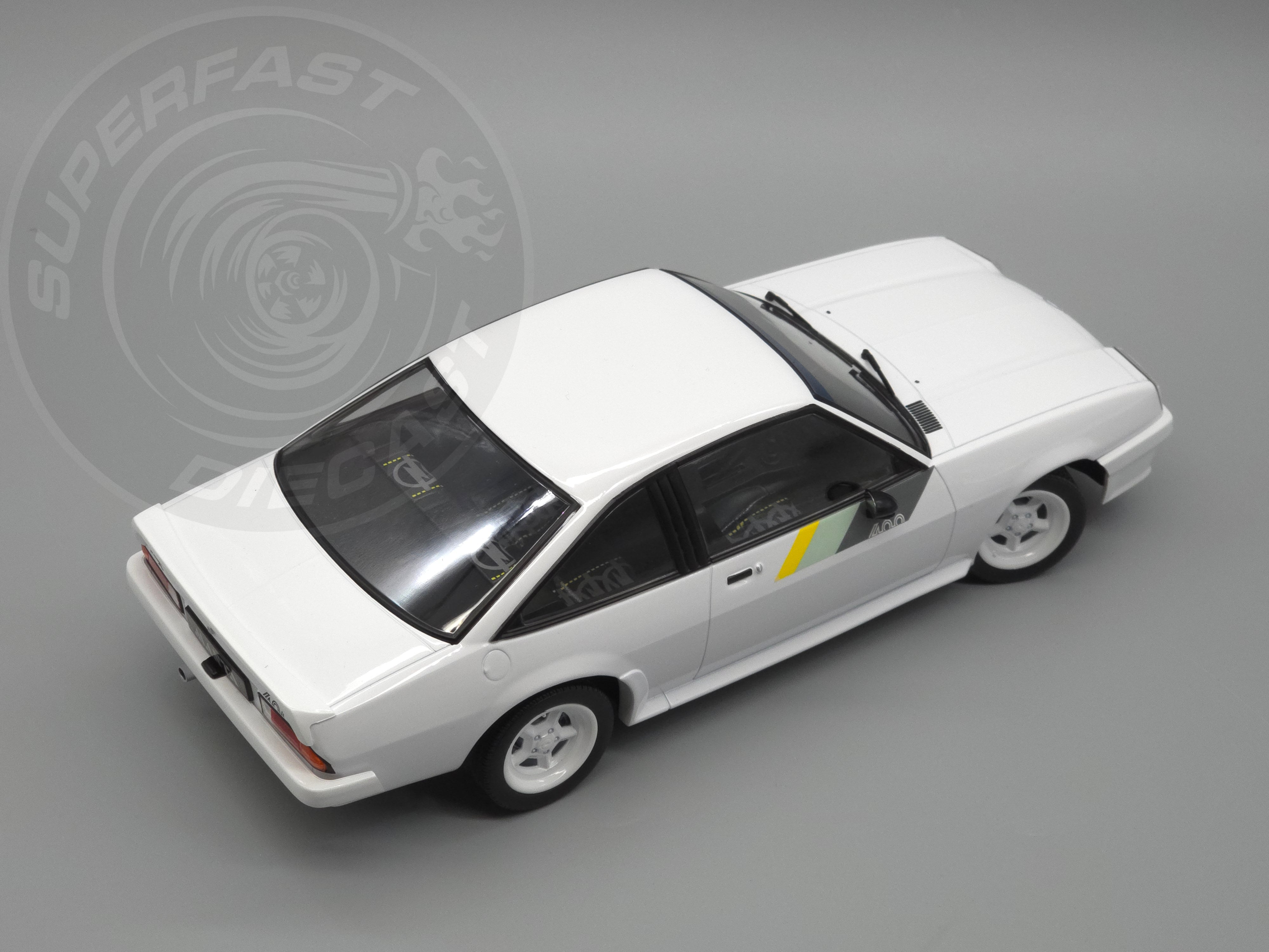 Norev 1:18 Scale Diecast - 1982 Opel Manta B400 - White - 183302