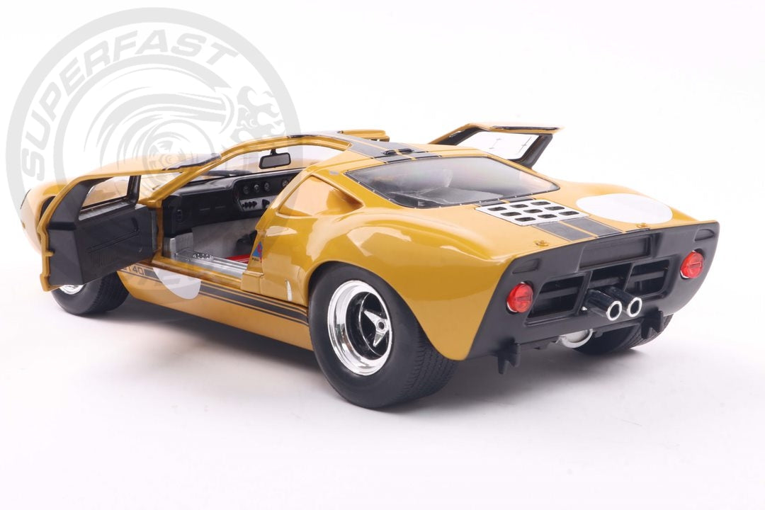 SOLIDO 1:18 Scale - 1968 Ford GT40 Mk1 - Yellow - S1803011