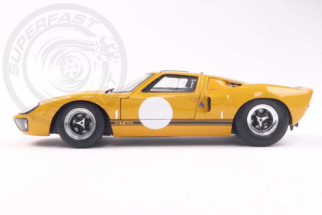 SOLIDO 1:18 Scale - 1968 Ford GT40 Mk1 - Yellow - S1803011