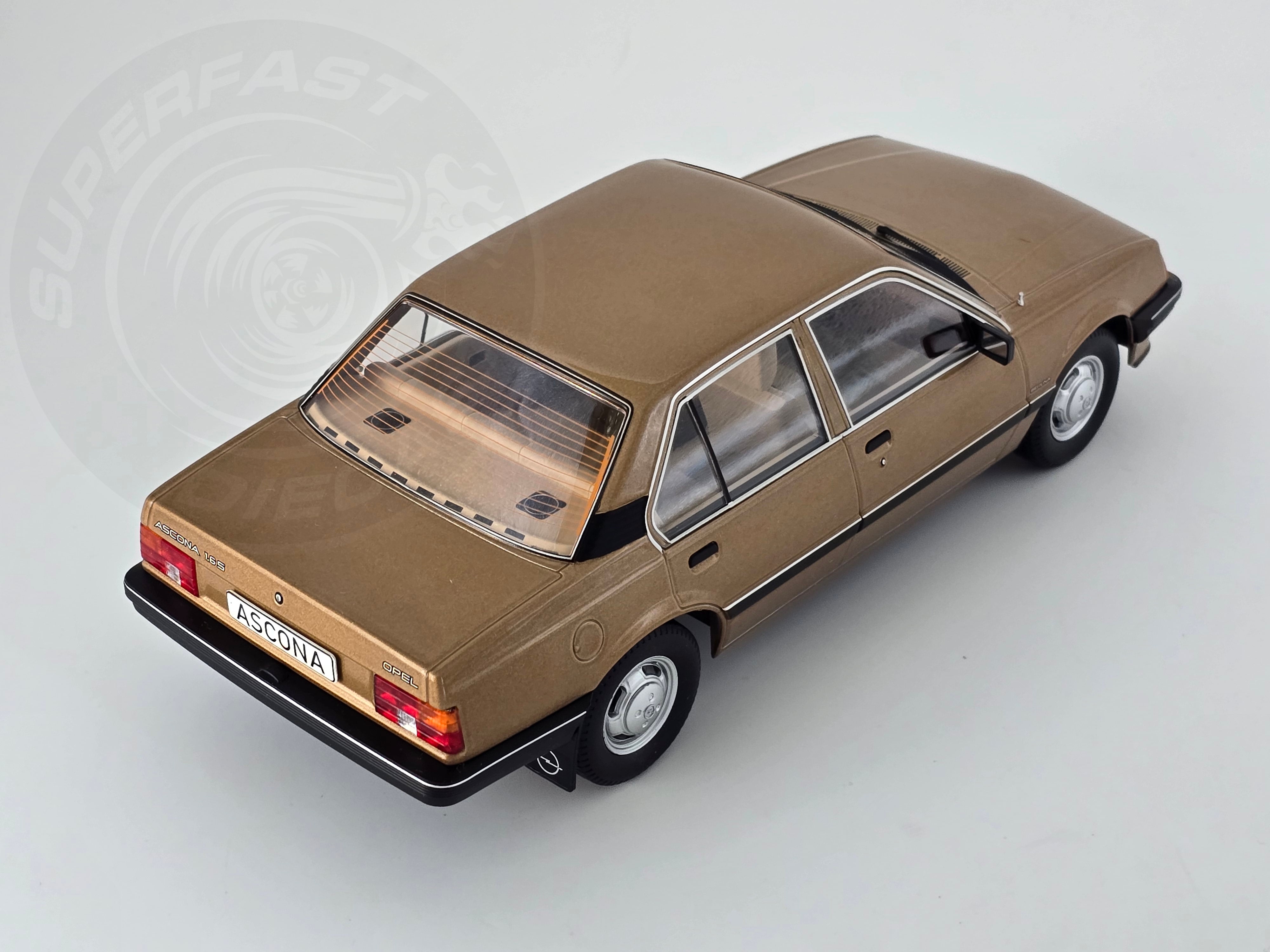 MCG 1:18 Scale Diecast - 1981 Opel Ascona C, Beige - MCG18459