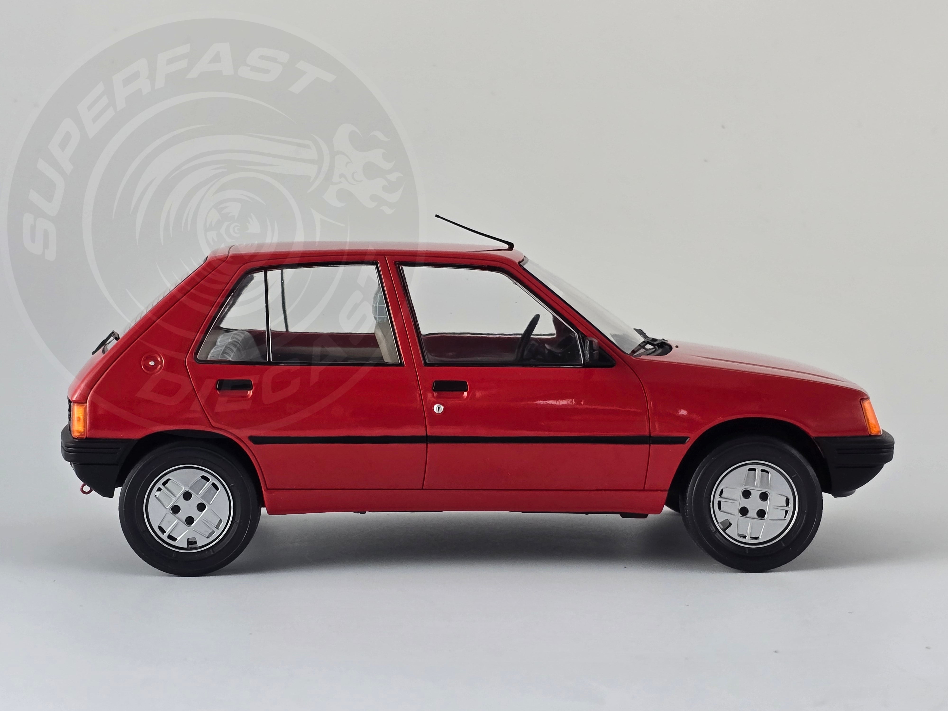 MCG 1:18 Scale - 1984 Peugeot 205, Red - MCG18492