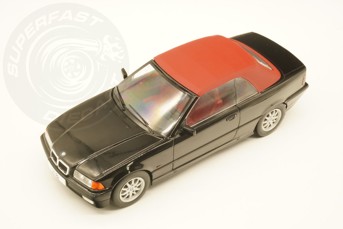 MCG 1:18 Diecast - 1996 BMW 318i (E36) Cabriolet, Black - MCG18318