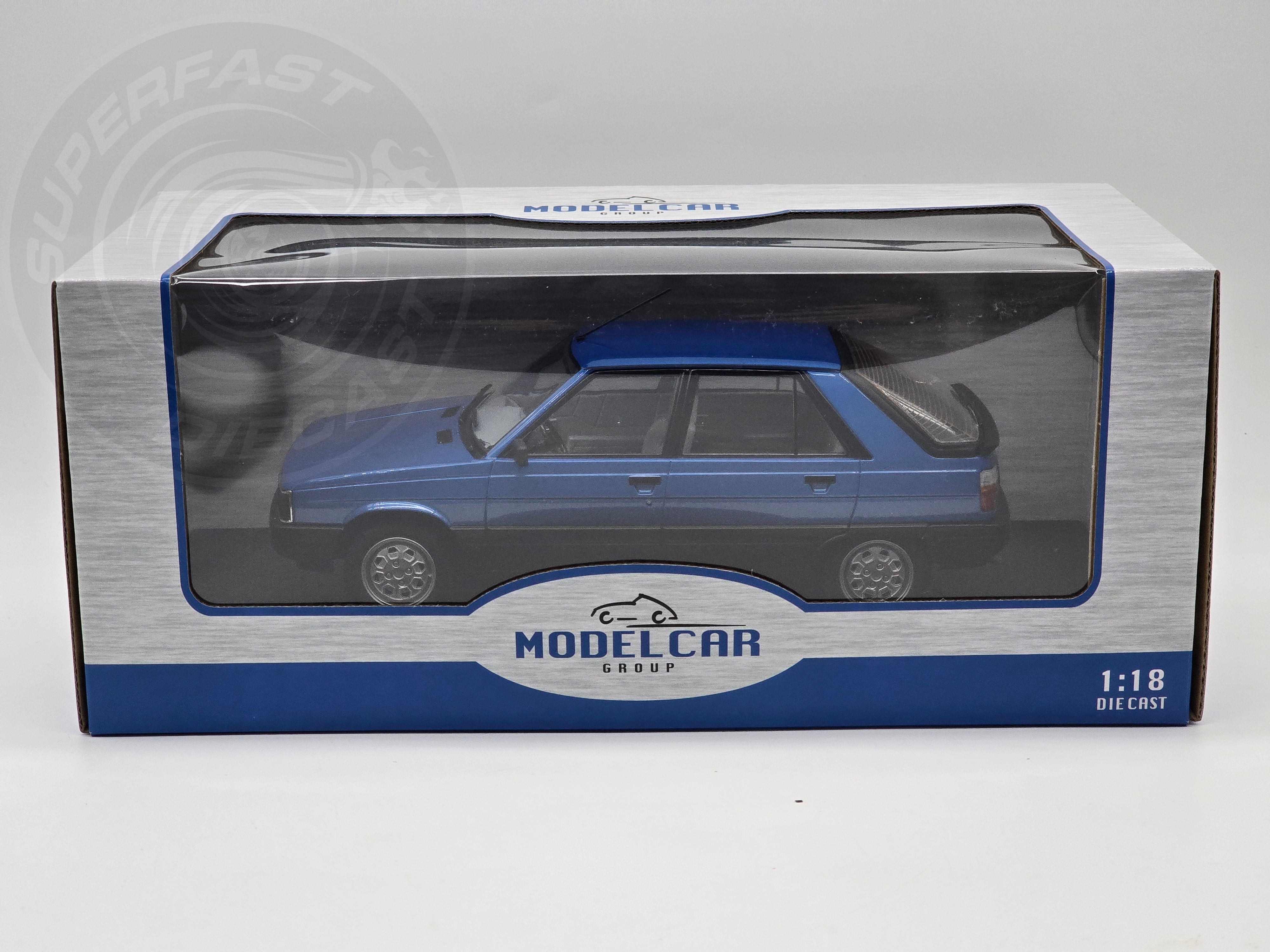 MCG 1:18 Diecast - 1985 Renault 11 GTL, Blue - MCG18591