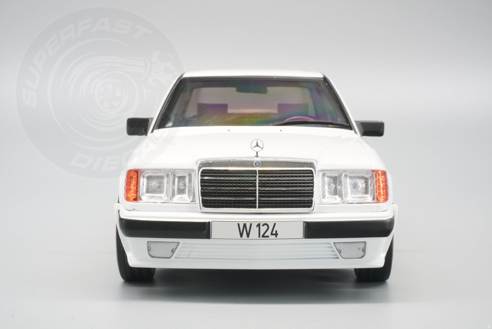 MCG 1:18 Diecast - 1986 Mercedes W124 Tuning, White - MCG18343