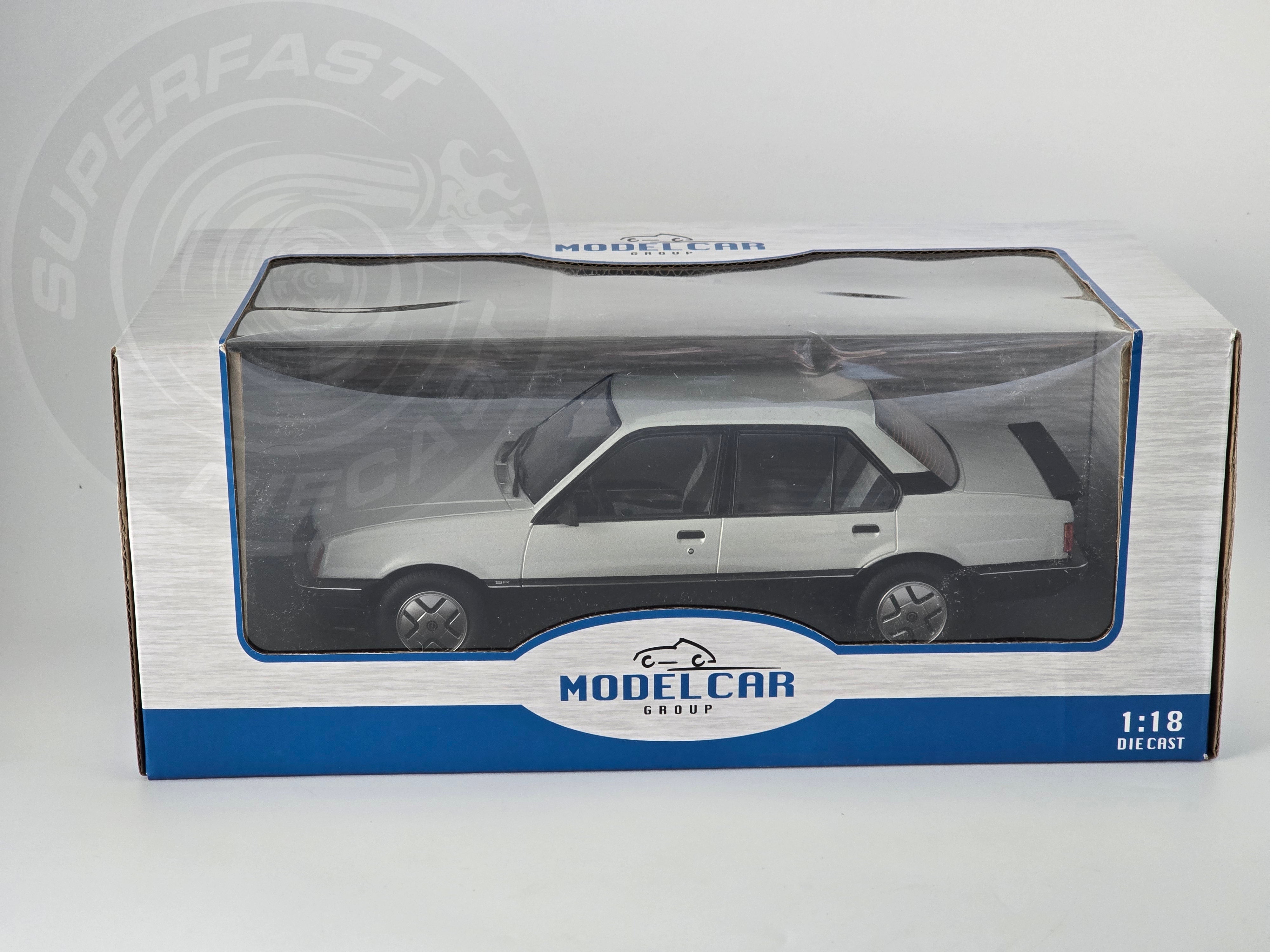 MCG 1:18 Scale Diecast - 1981 Opel Ascona C SR, Silver - MCG18460