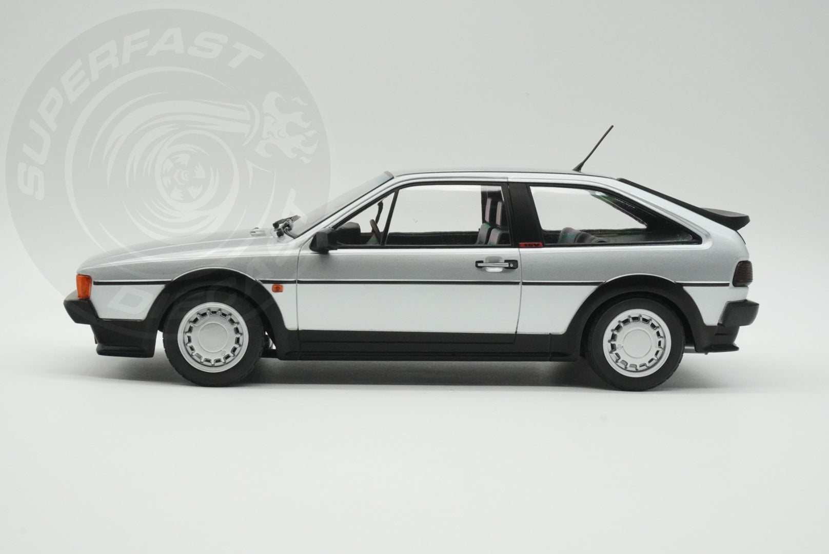 Norev 1:18 Scale Diecast - 1988 VW Volkswagen Scirocco GTX 16V, Flash Silver - 188635