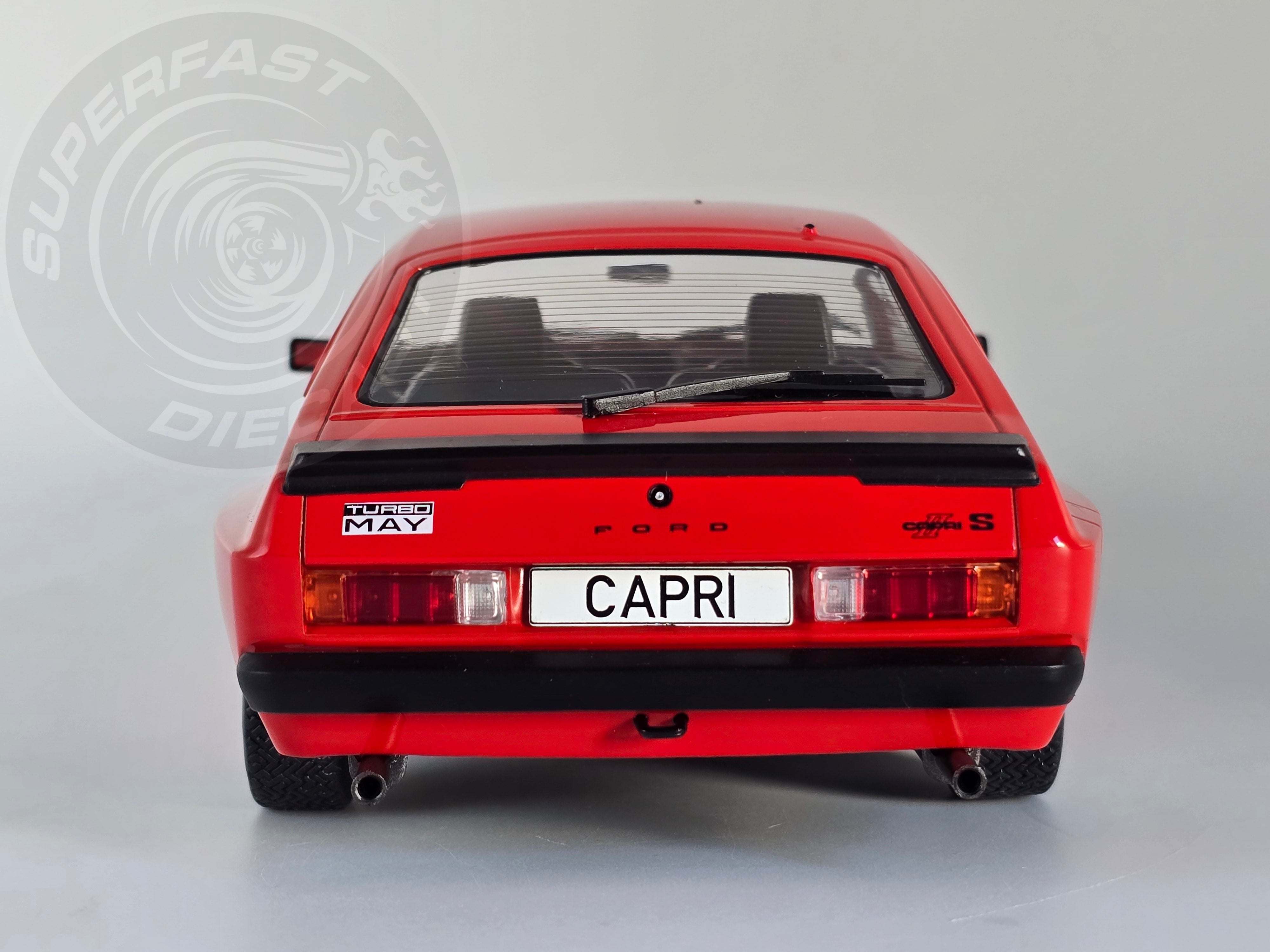 MCG 1:18 Scale Diecast 1975 Ford Capri MK2 X-Pack, Red