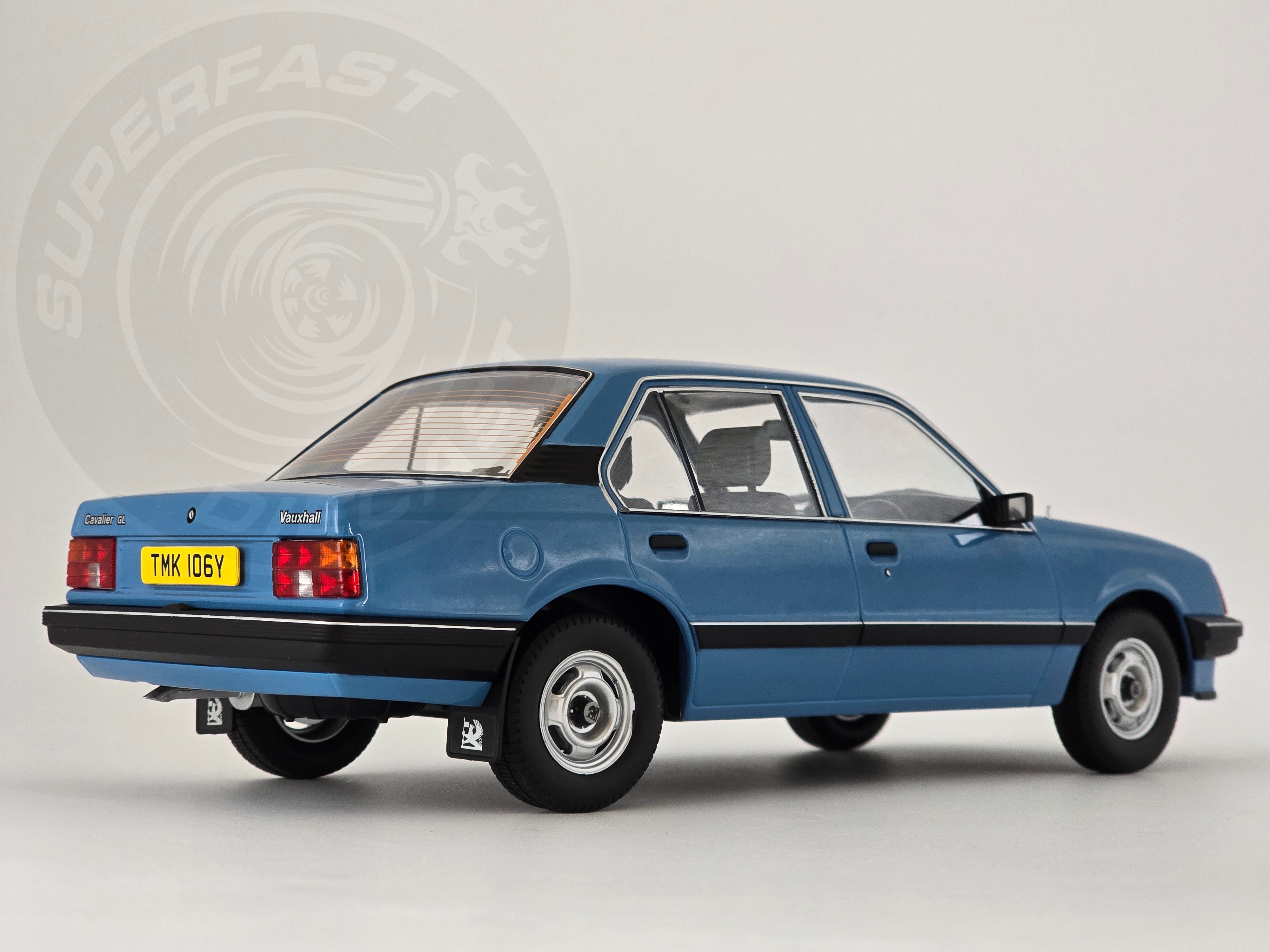 MCG 1:18 Scale Diecast - 1981 Vauxhall Cavalier GL, Blue, RHD UK Exclusive - MCG18648