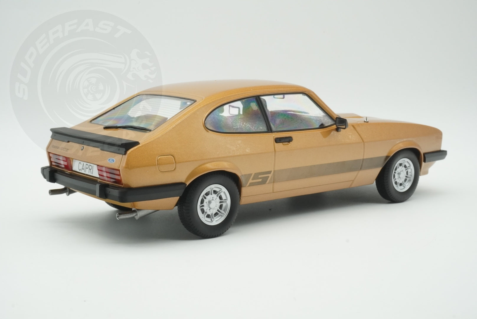 MCG 1:18 Scale Diecast - Ford Capri Mk III, Gold - MCG18399