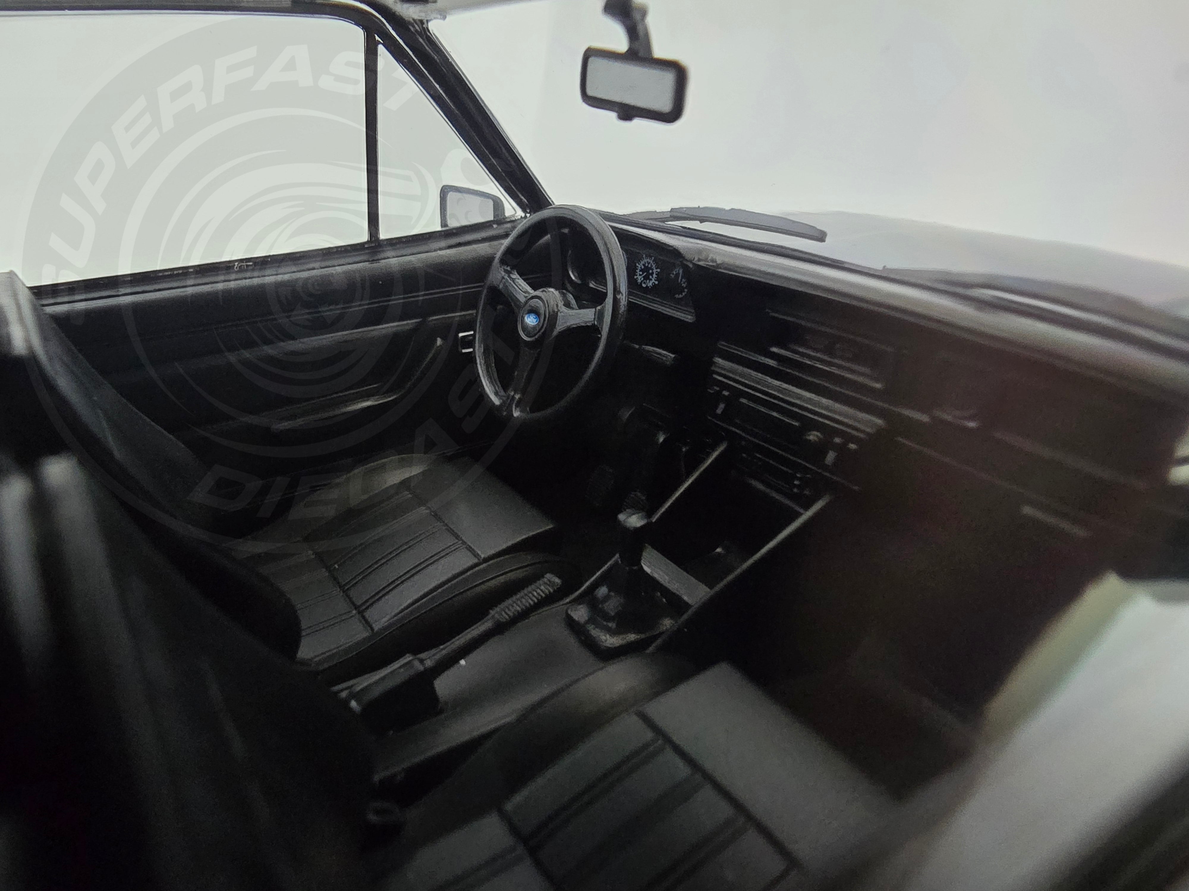 MCG 1:18 Scale Diecast Model Car -  Ford Escort Mk2 RS2000 in Black