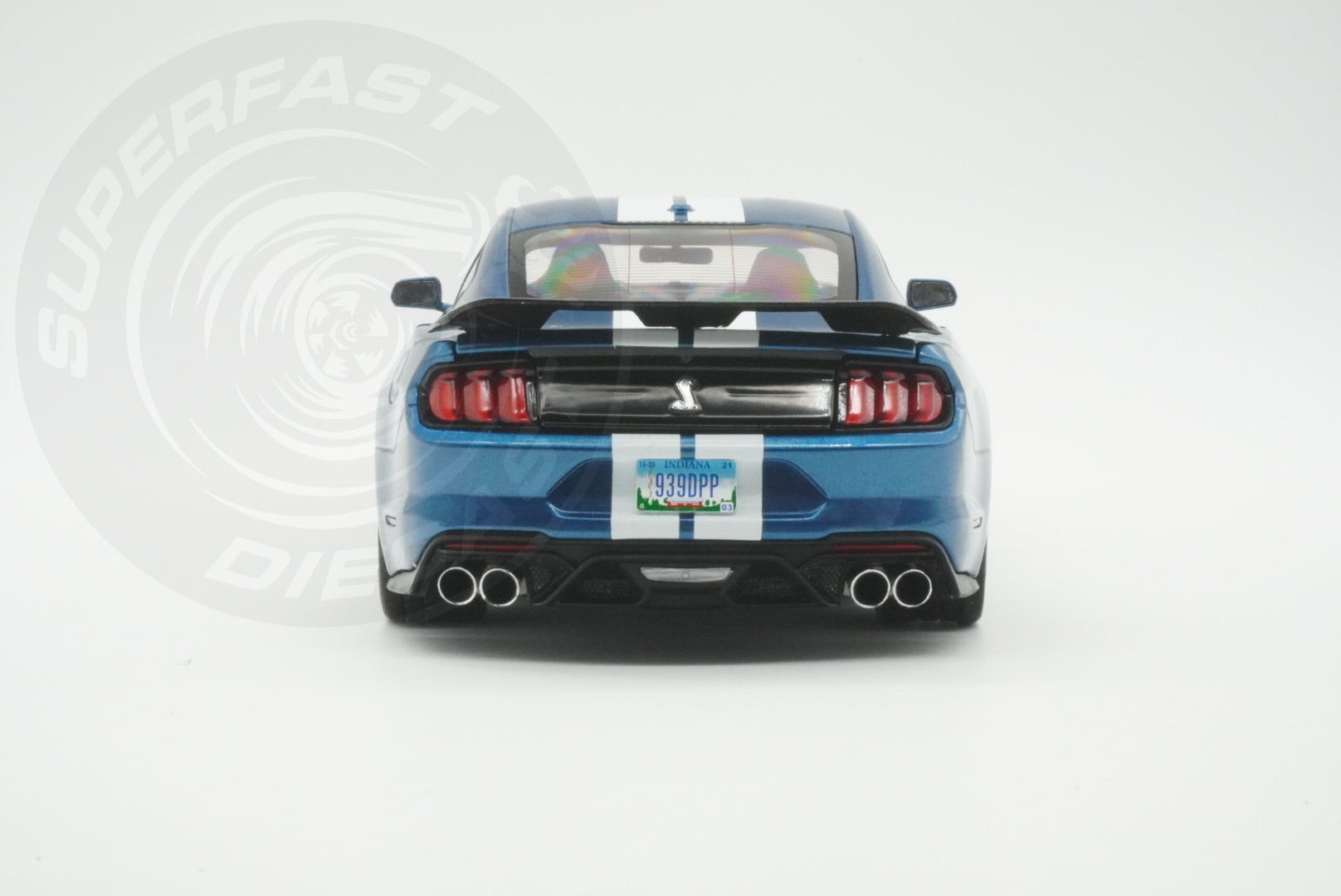 IXO 1:18 Diecast - 2022 Ford Mustang Shelby GT 500, Blue - IXO18RDC244-FO