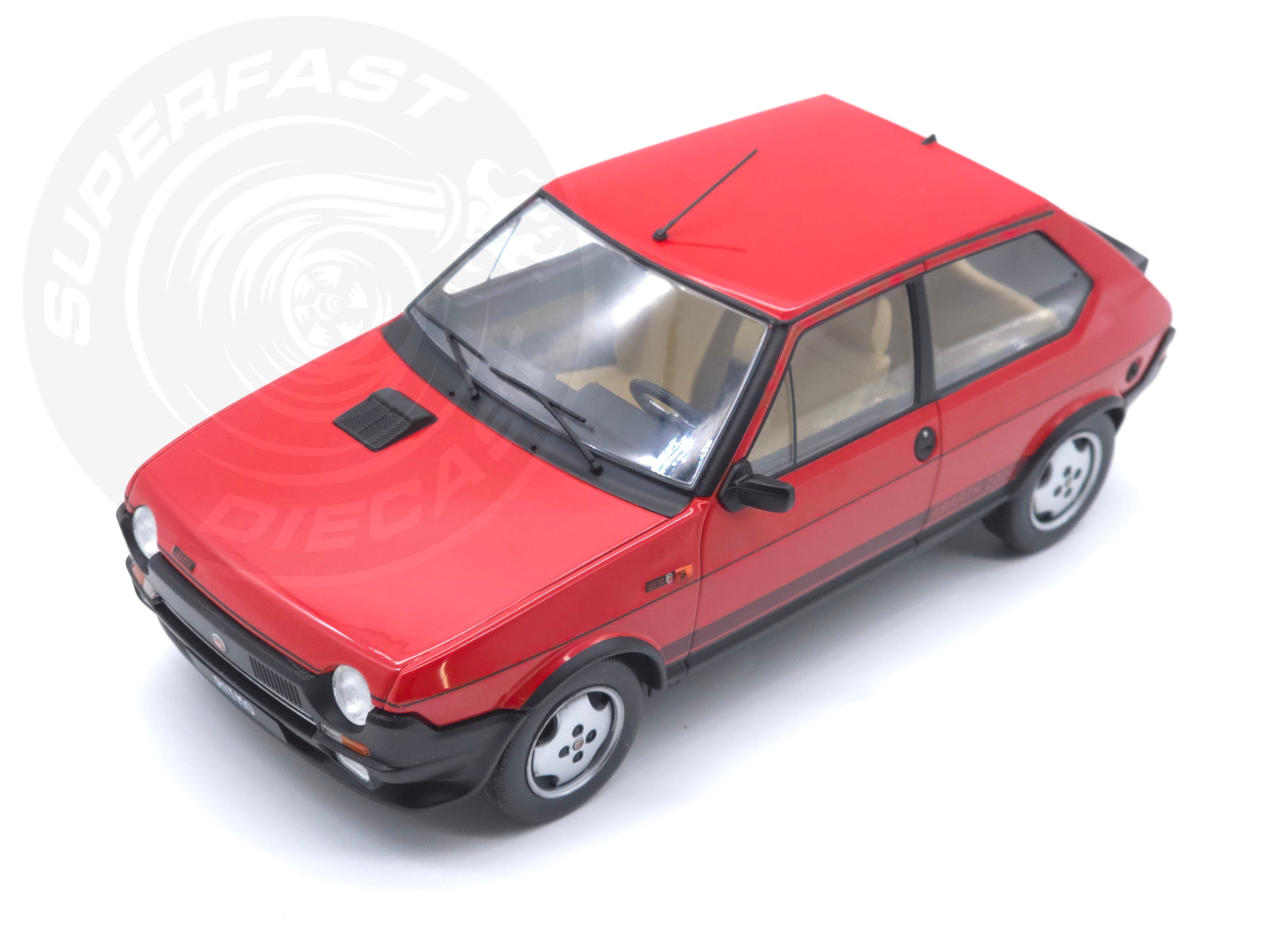 MCG 1:18 Scale Diecast Model Car - 1980 Fiat Ritmo TC 125 Abarth - Red