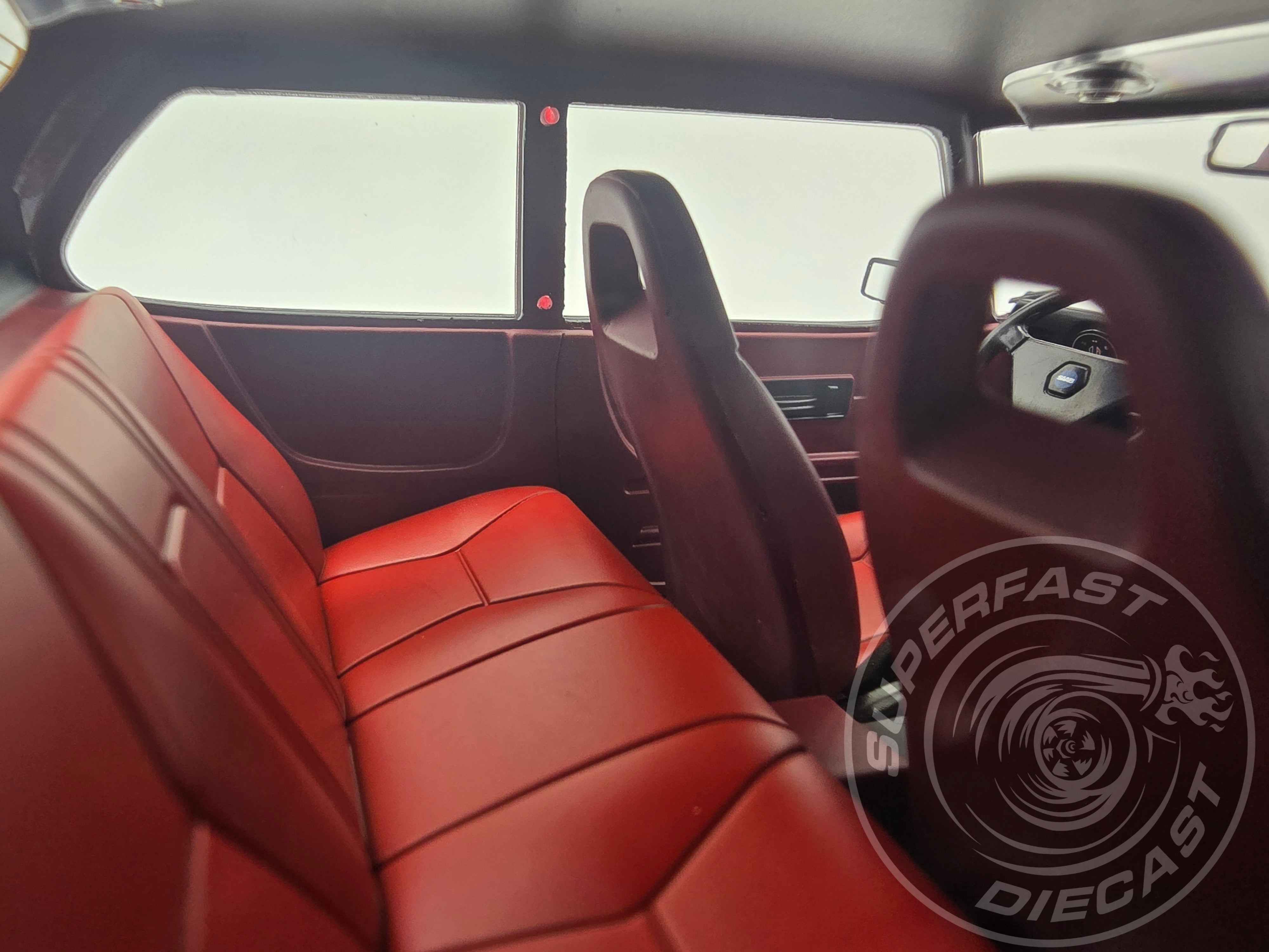 MCG 1:18 Scale Diecast - 1977 Saab 99 Turbo, Dark Red - MCG18441