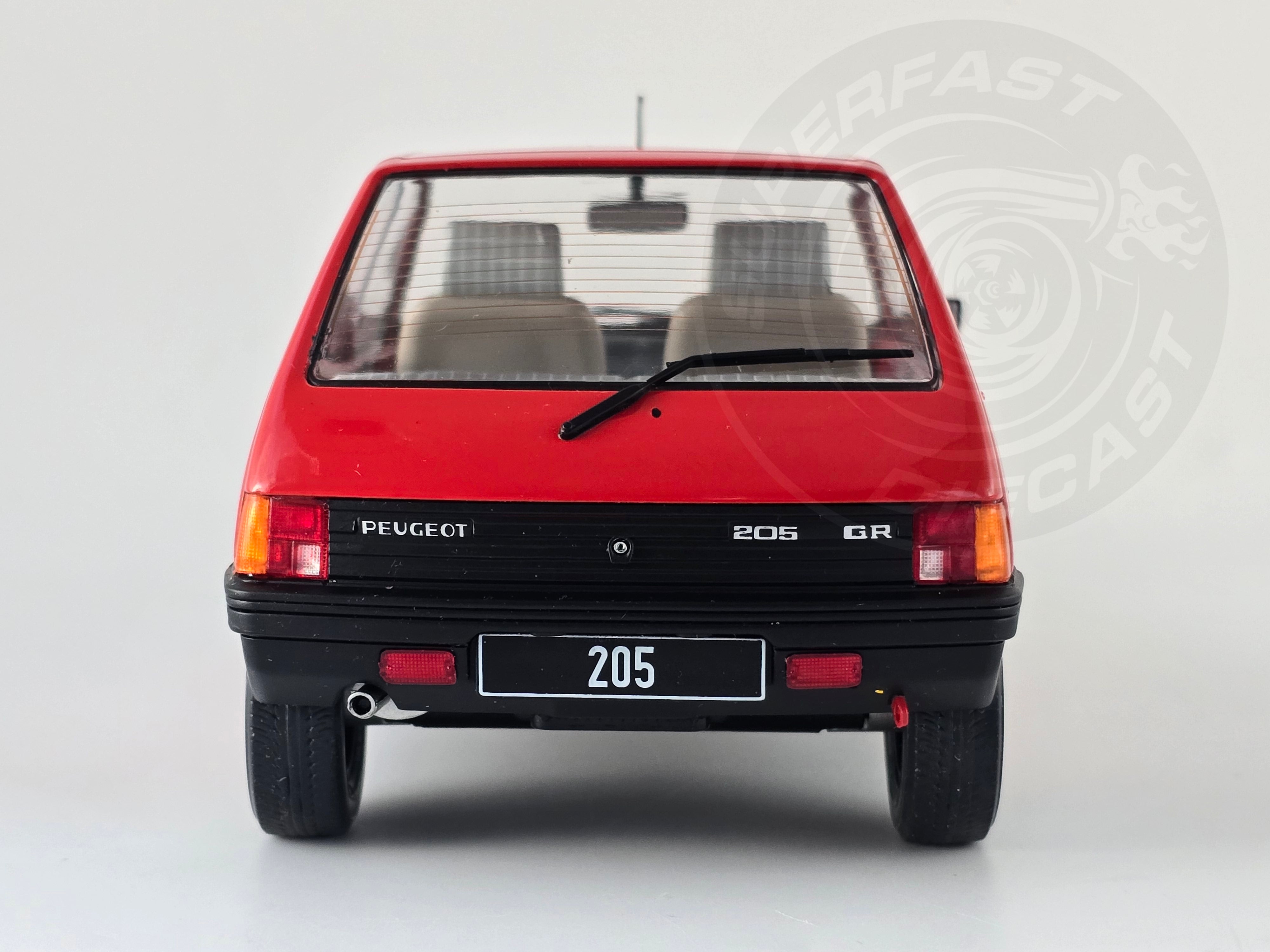 MCG 1:18 Scale - 1984 Peugeot 205, Red - MCG18492