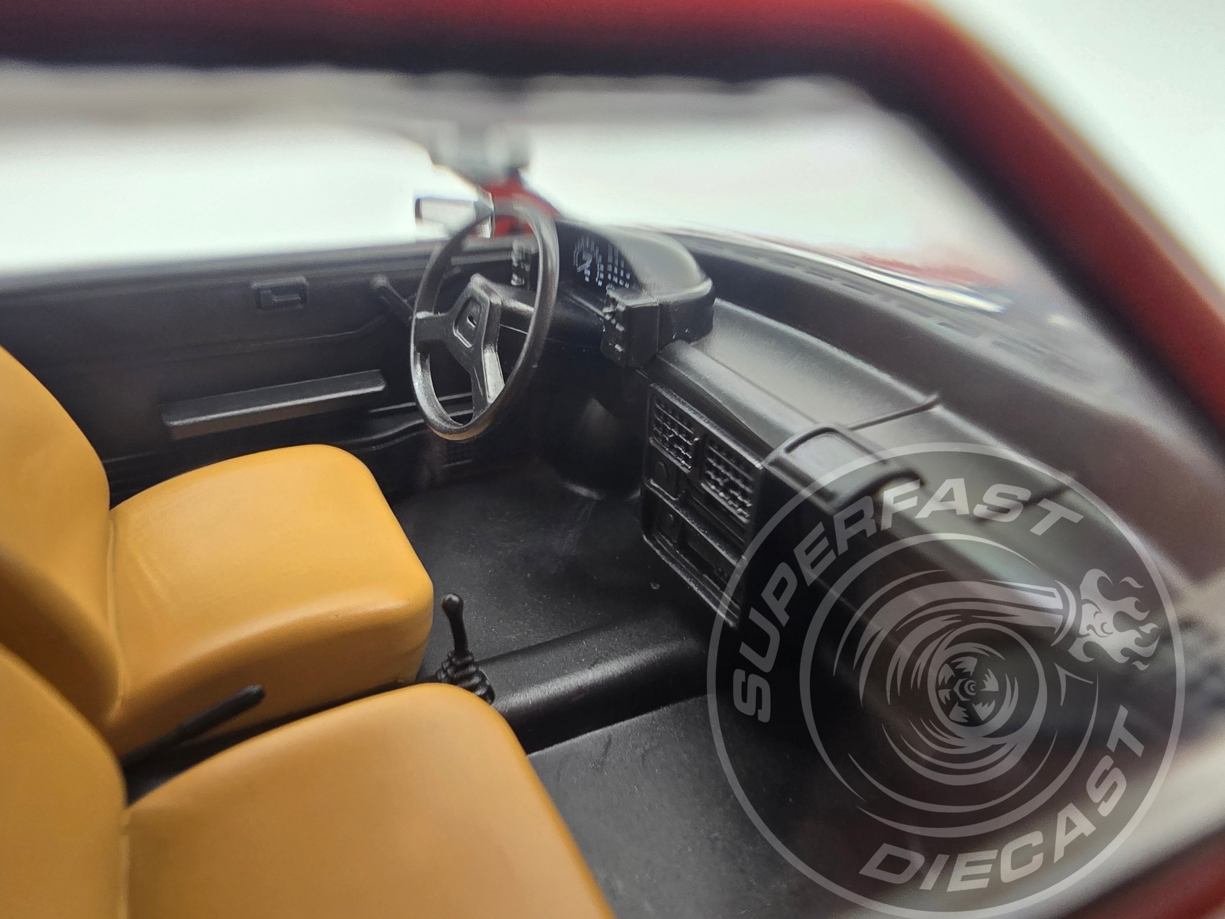 Whitebox 1:24 Scale Diecast - 1983 Fiat Uno 45 in Red - WB124257