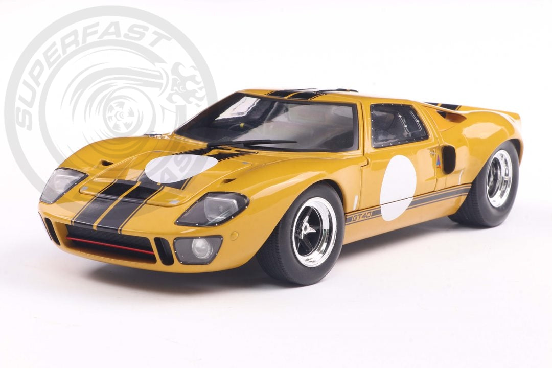 SOLIDO 1:18 Scale - 1968 Ford GT40 Mk1 - Yellow - S1803011