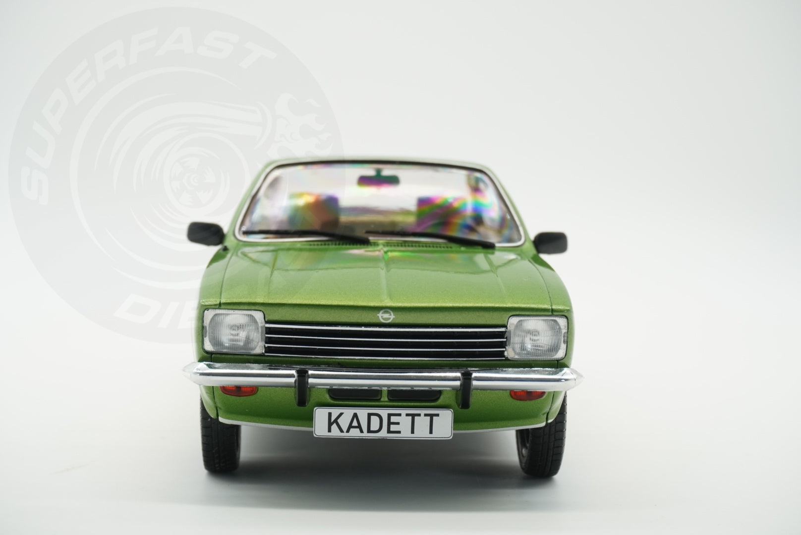 MCG 1:18 Scale Diecast Model Car - 1977 Opel Kadett C Coupe 1.2s, Green - MCG18599
