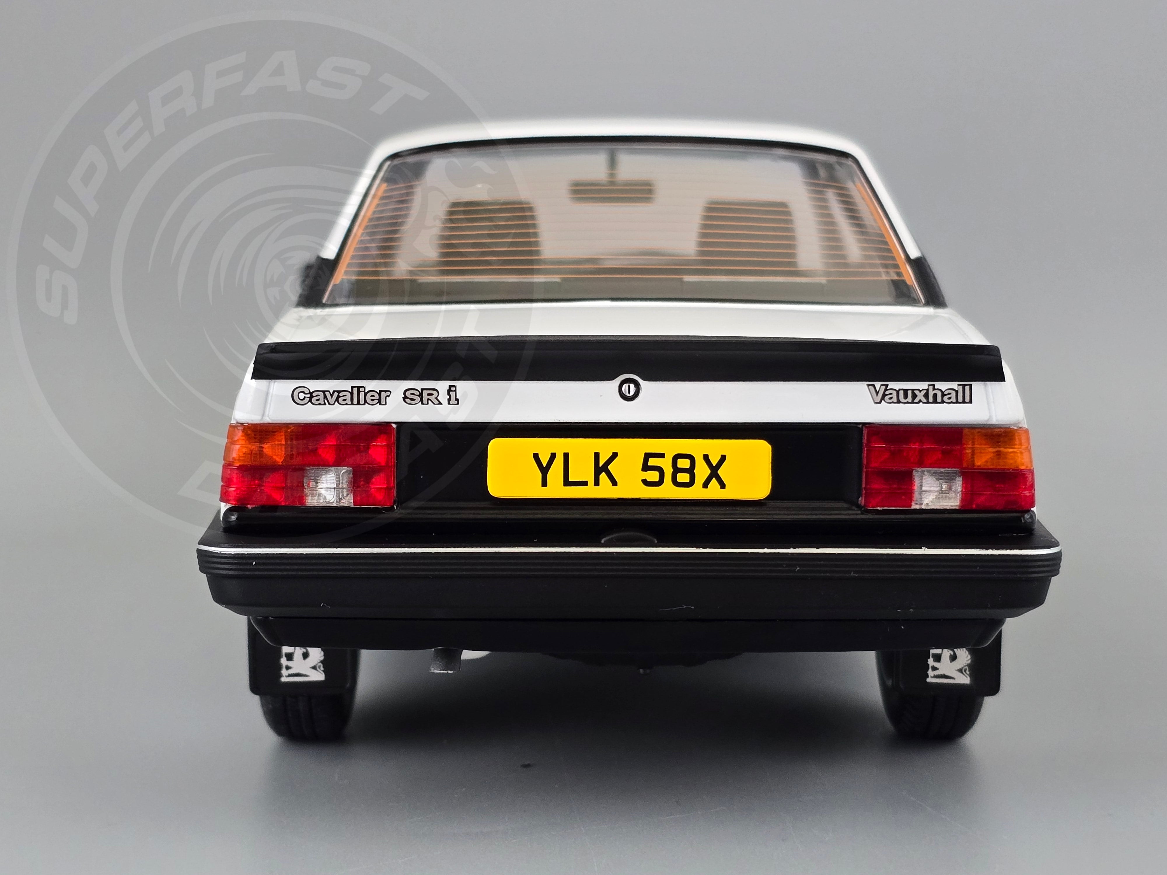 MCG 1:18 Scale Diecast - 1981 Vauxhall Cavalier SR, White, RHD UK Exclusive - MCG18582