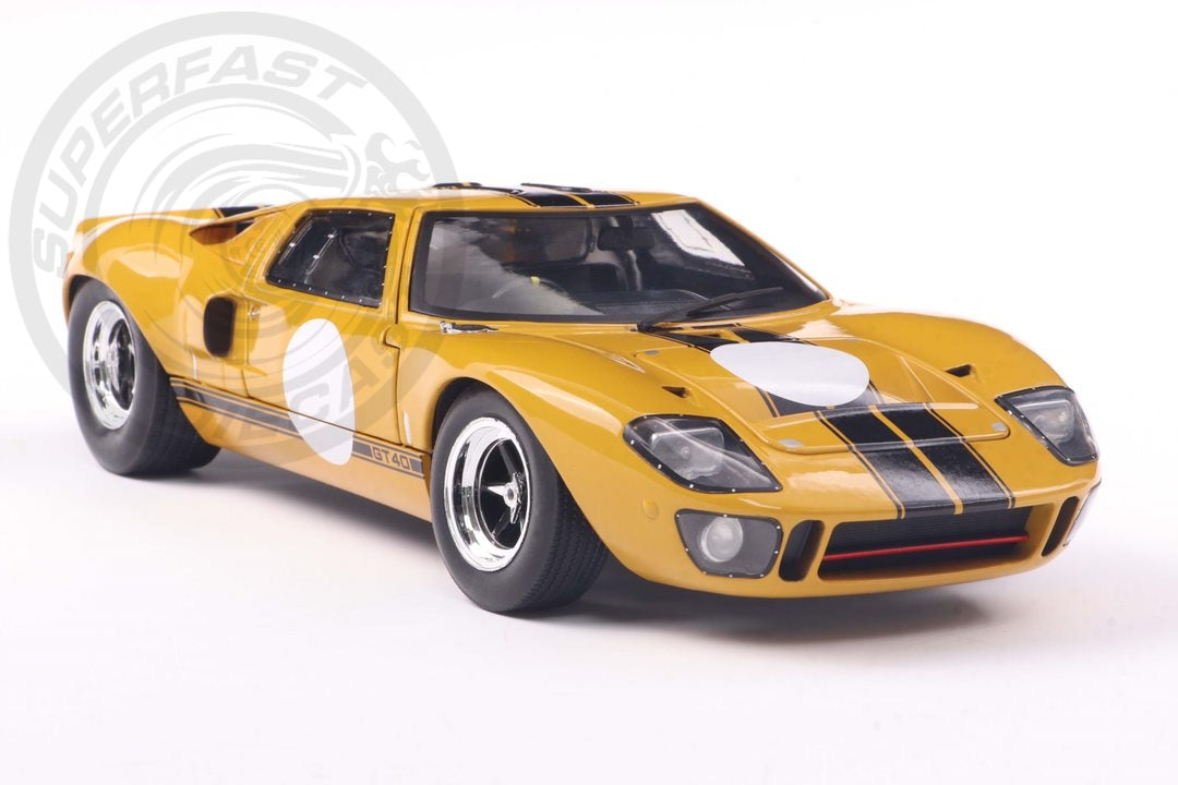 SOLIDO 1:18 Scale - 1968 Ford GT40 Mk1 - Yellow - S1803011