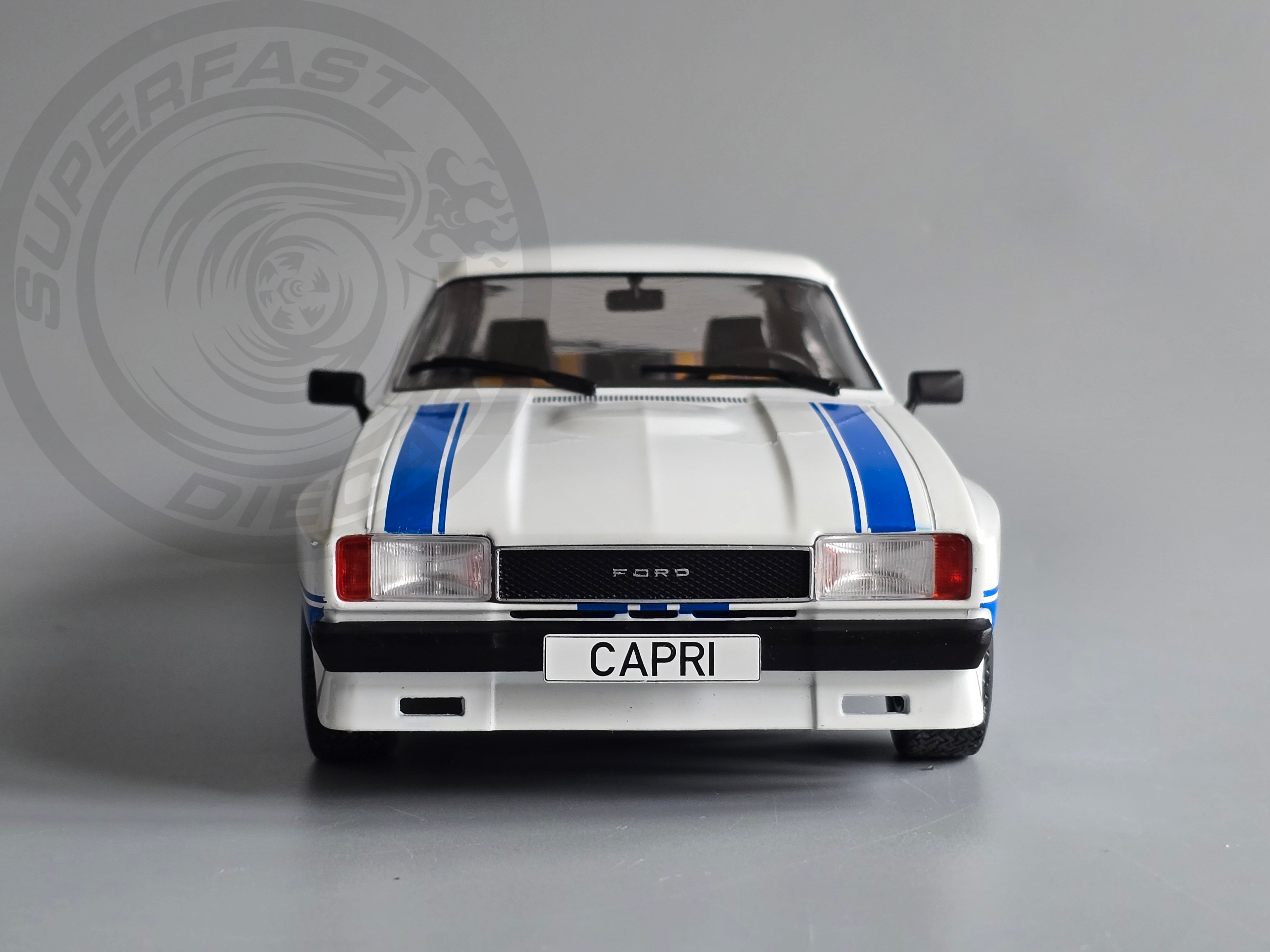 MCG 1:18 Scale Diecast 1975 Ford Capri MK2 X-Pack, White