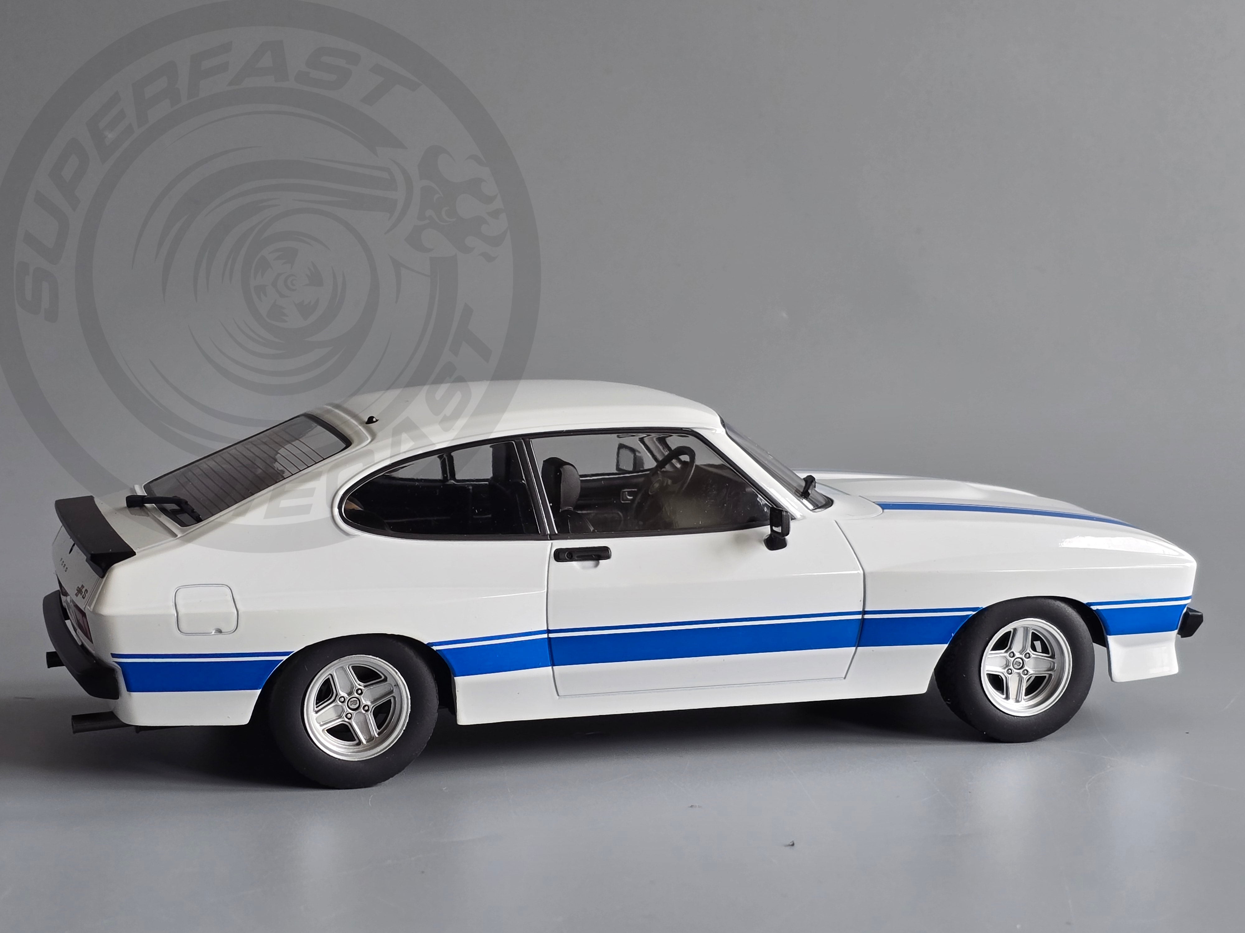 MCG 1:18 Scale Diecast 1975 Ford Capri MK2 X-Pack, White
