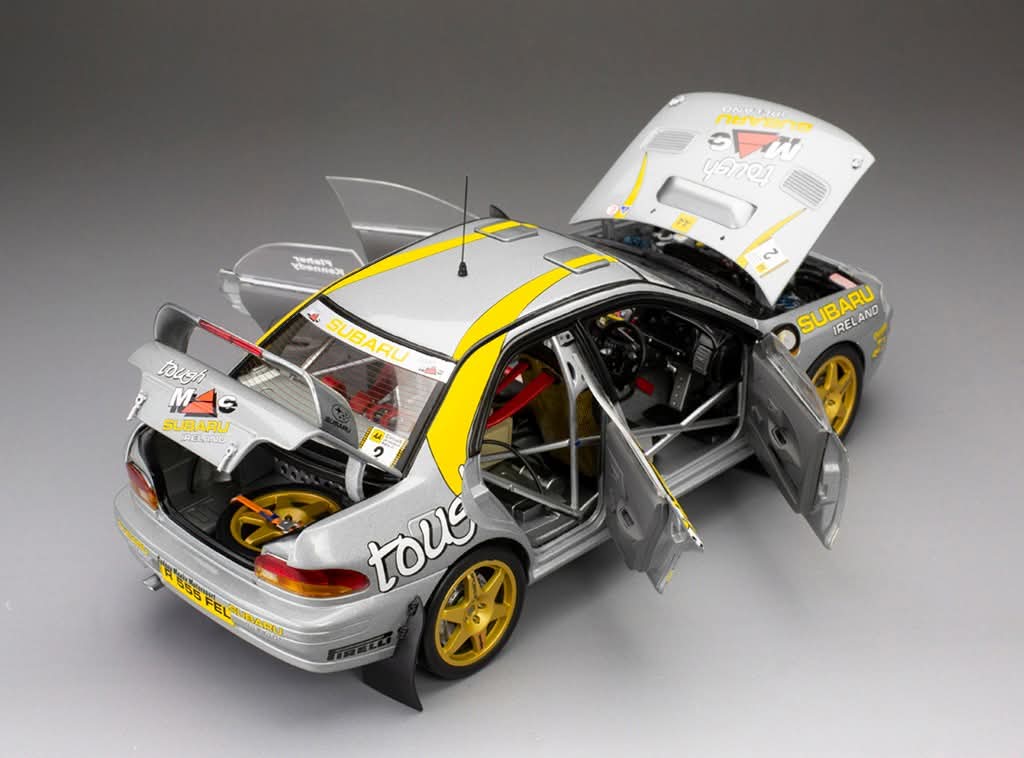 Sunstar Diecast - 1:18 Subaru Impreza 555 - #2 B.Fisher/R.Kennedy - Winner AA Circuit of Ireland 1999 - 5601