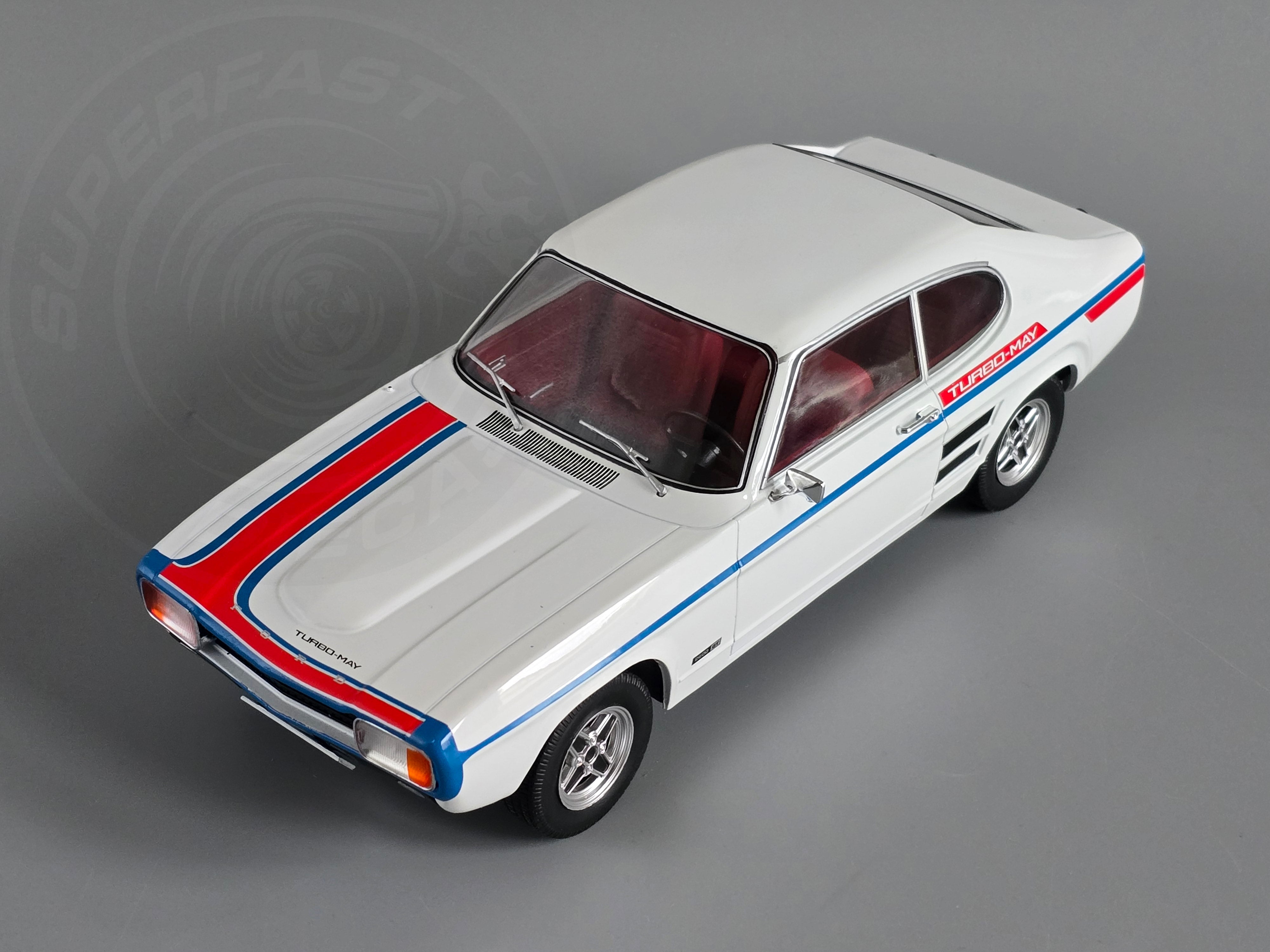 MCG 1:18 Scale Diecast 1970 Ford Capri MK1 RS 2600, White - MCG18539