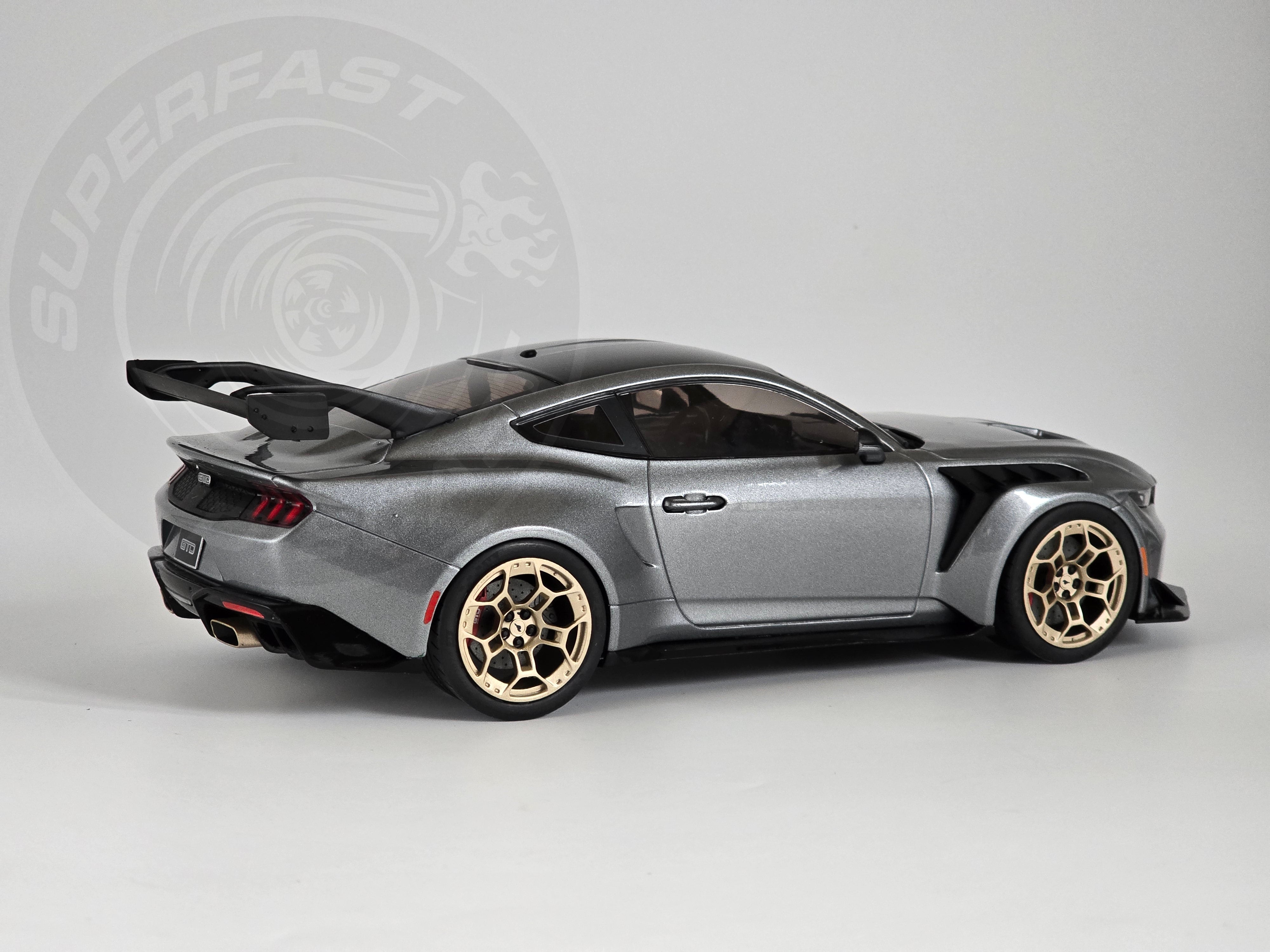 IXO 1:18 Scale - 2025 Ford Mustang GTD, Dark Grey