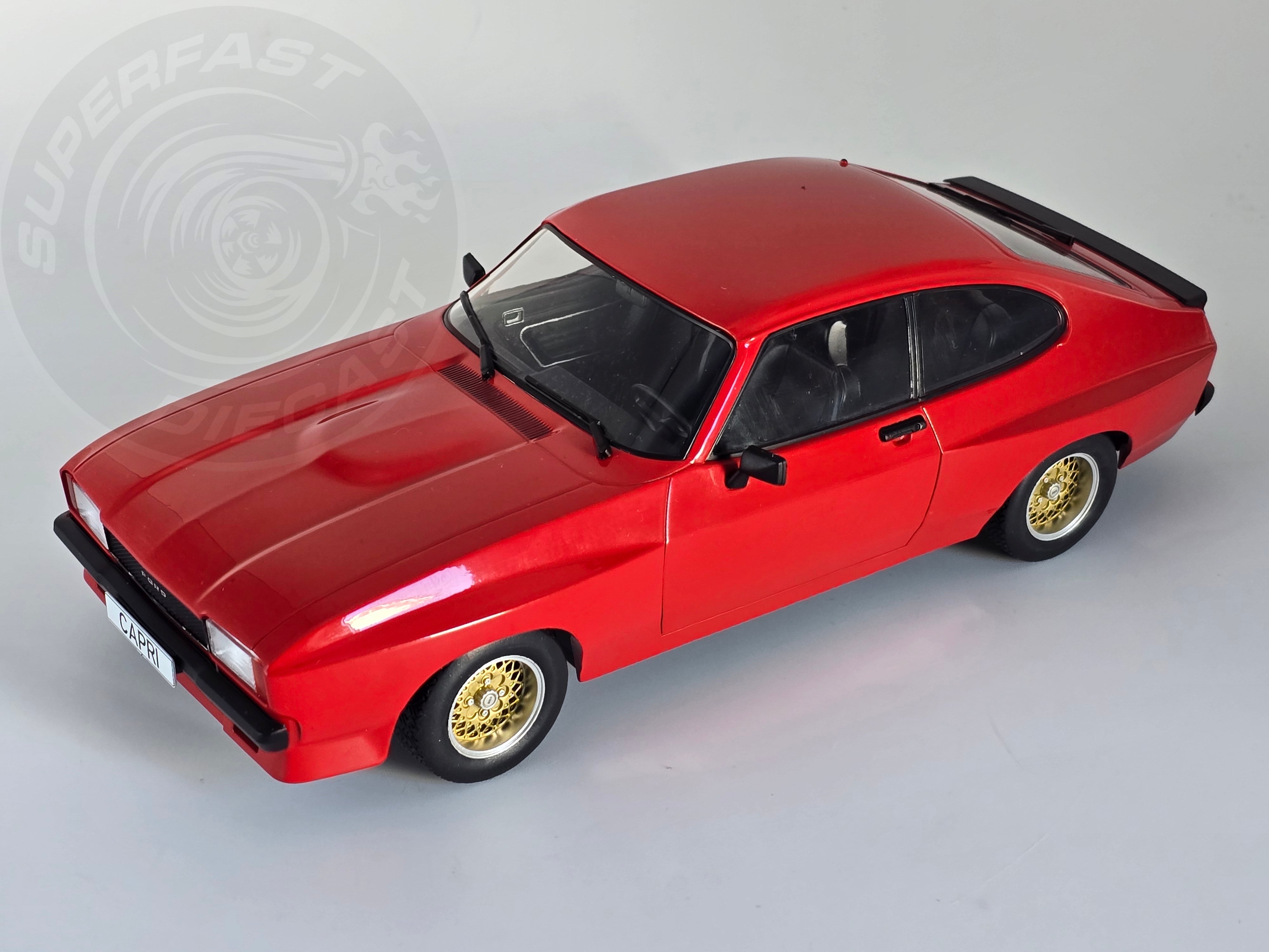 MCG 1:18 Scale Diecast 1975 Ford Capri MK2 X-Pack, Red