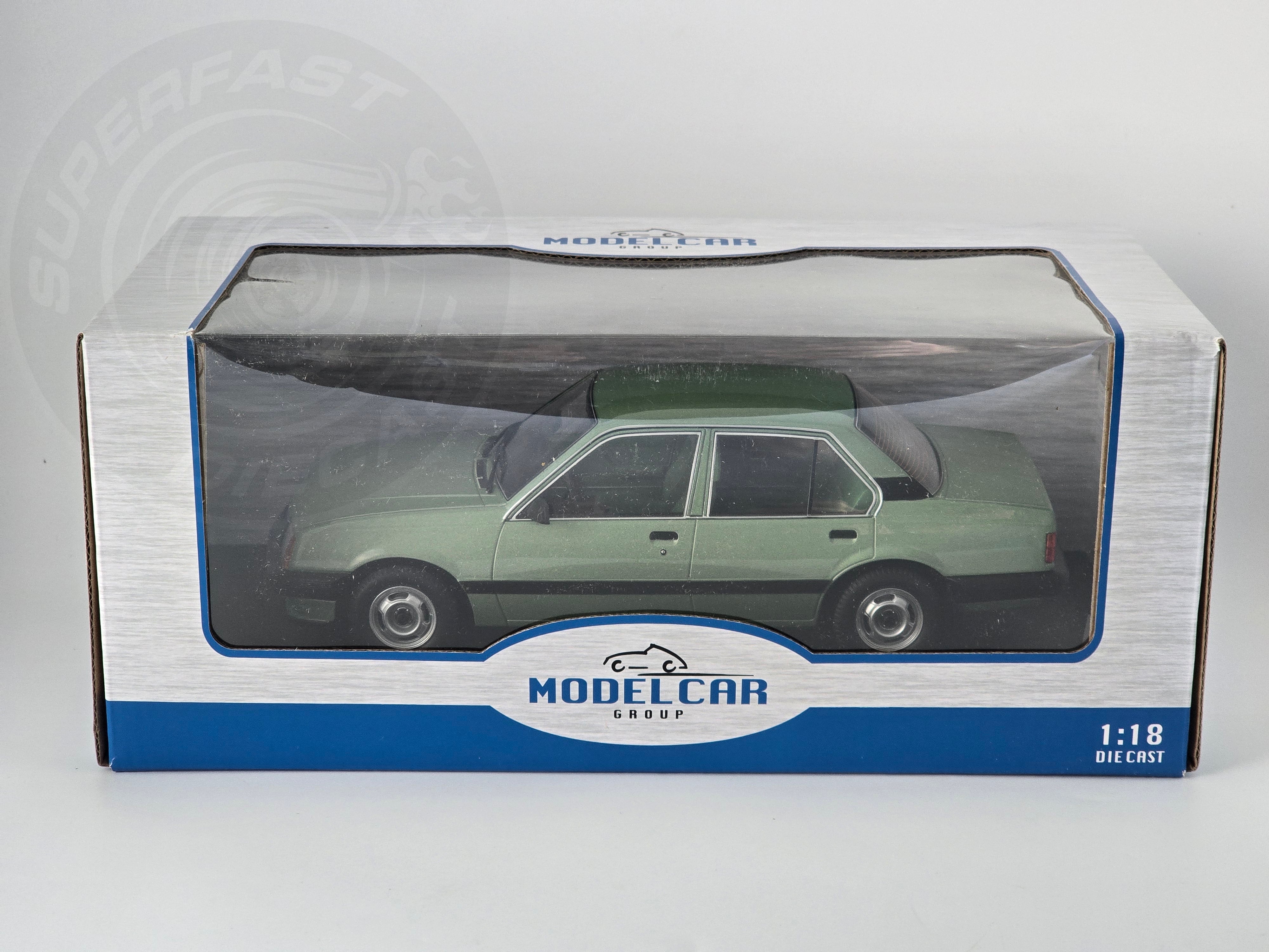 MCG 1:18 Scale Diecast - 1981 Opel Ascona C, Green - MCG18458