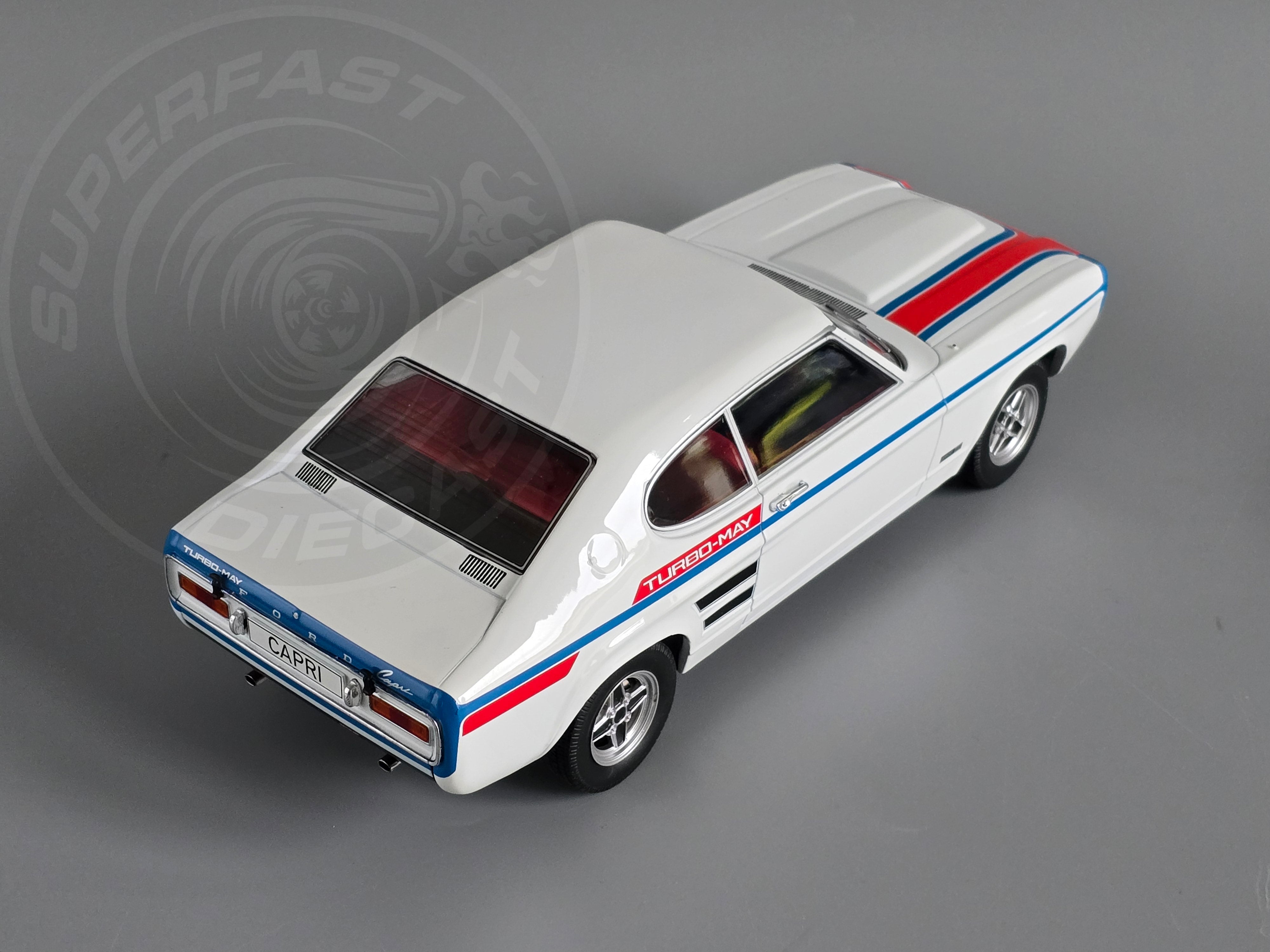 MCG 1:18 Scale Diecast 1970 Ford Capri MK1 RS 2600, White - MCG18539
