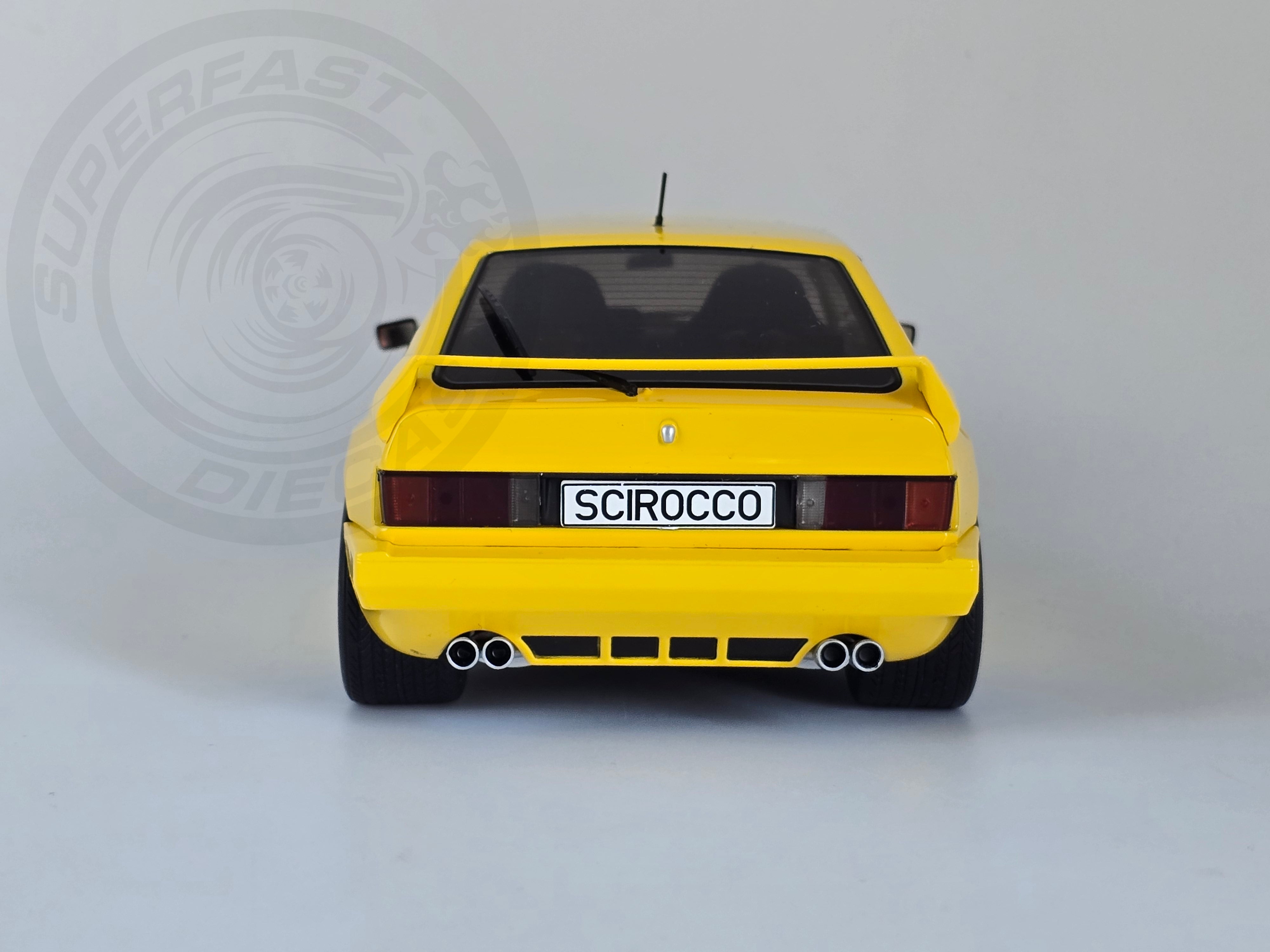 MCG 1:18 Diecast - 1980 Volkswagen VW Scirocco Reiger GTO, Yellow - MCG18447