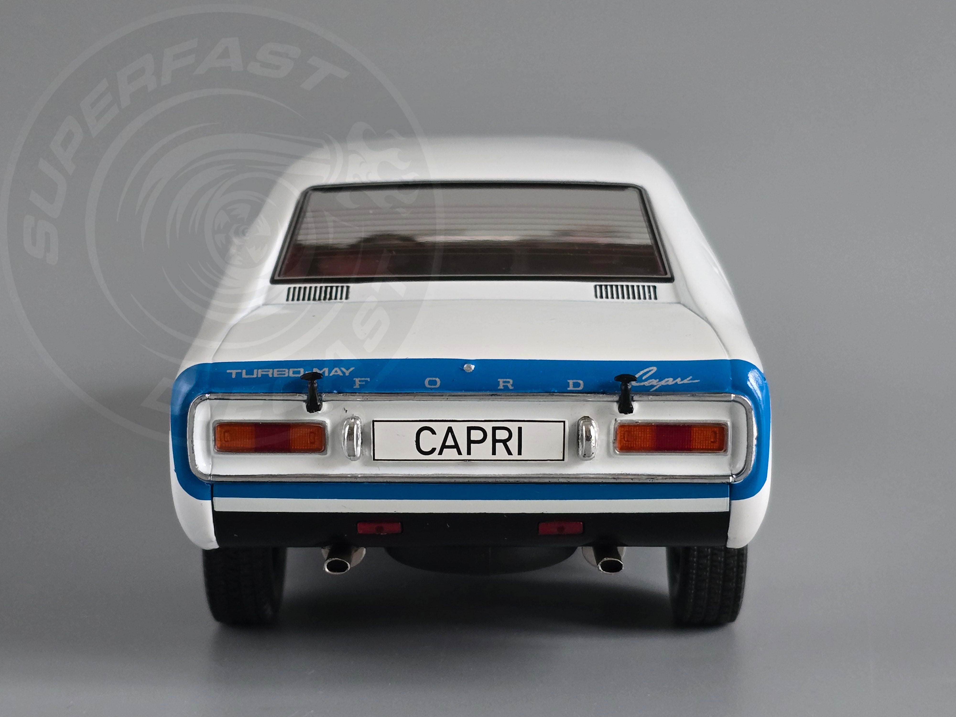 MCG 1:18 Scale Diecast 1970 Ford Capri MK1 RS 2600, White - MCG18539