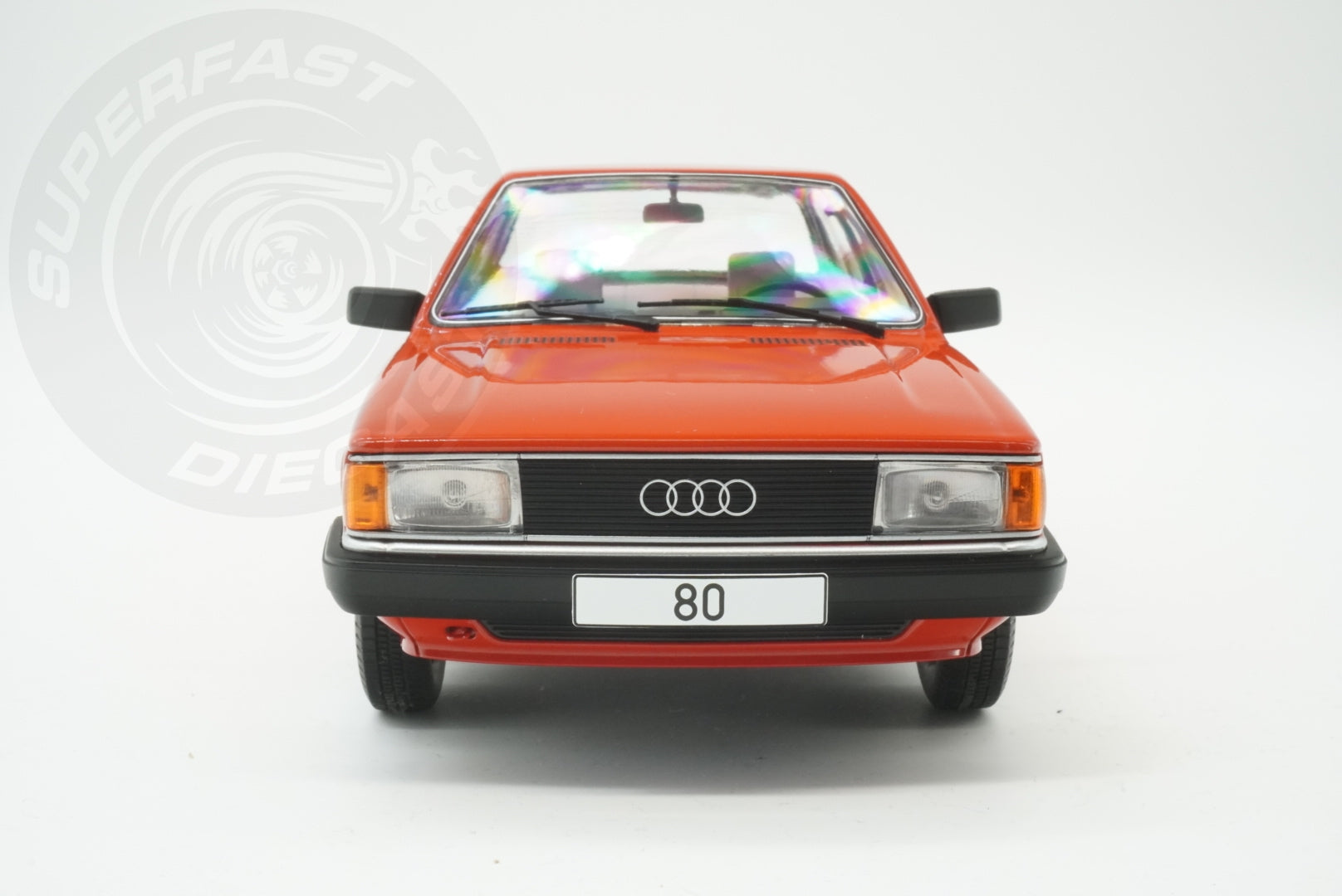 MCG 1:18 Scale Diecast Model Car - 1978 Audi 80 GLS (B2), Red - MCG18526