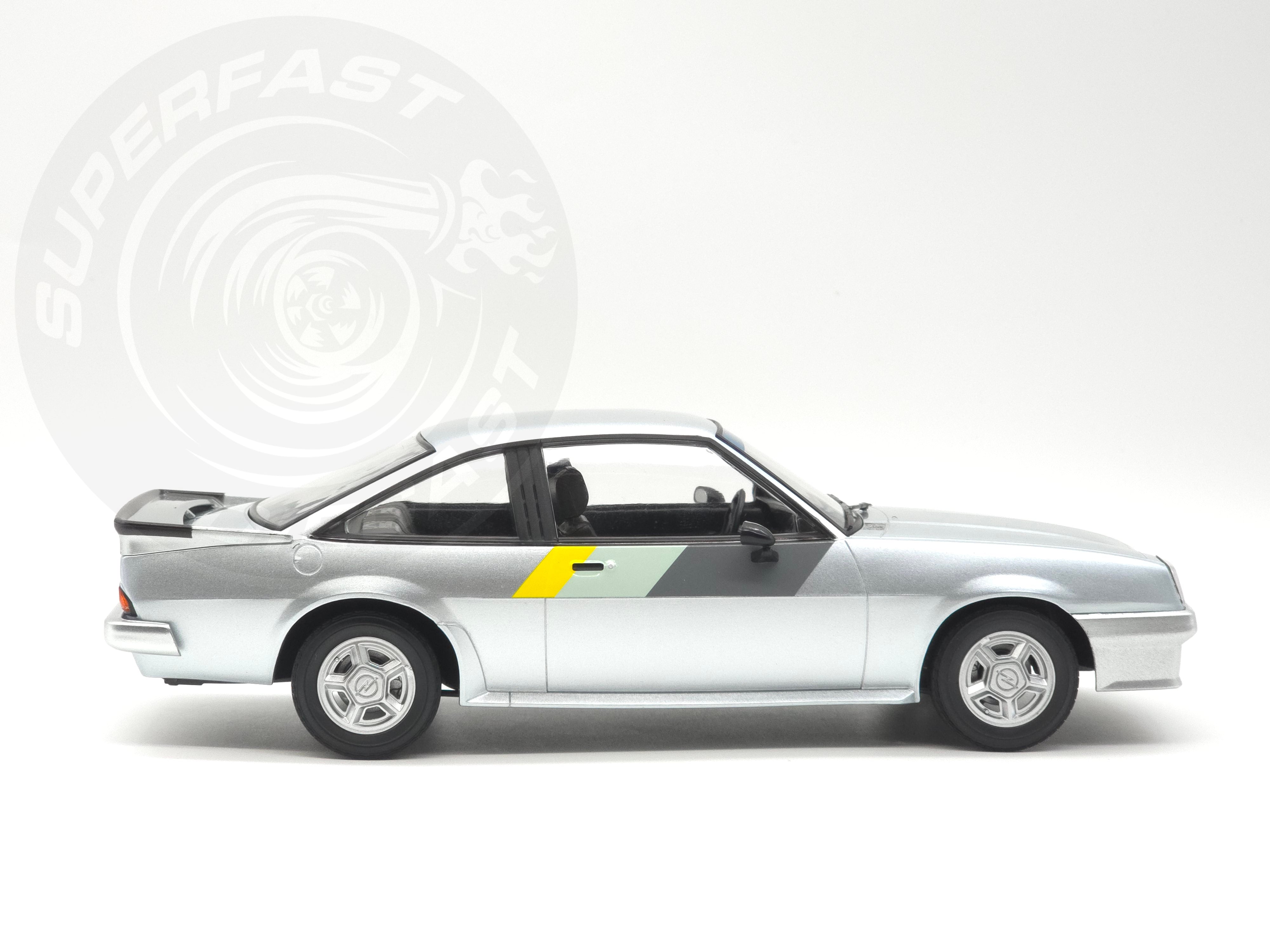 Norev 1:18 Scale Diecast - 1985 Opel Manta B i240 - Silver - 183301