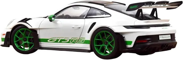 Norev 1:18 Scale Diecast Model Car - 2022 Porsche 911 (992) GT3 RS “Carrera RS Tribute” White and Python Green - 187372