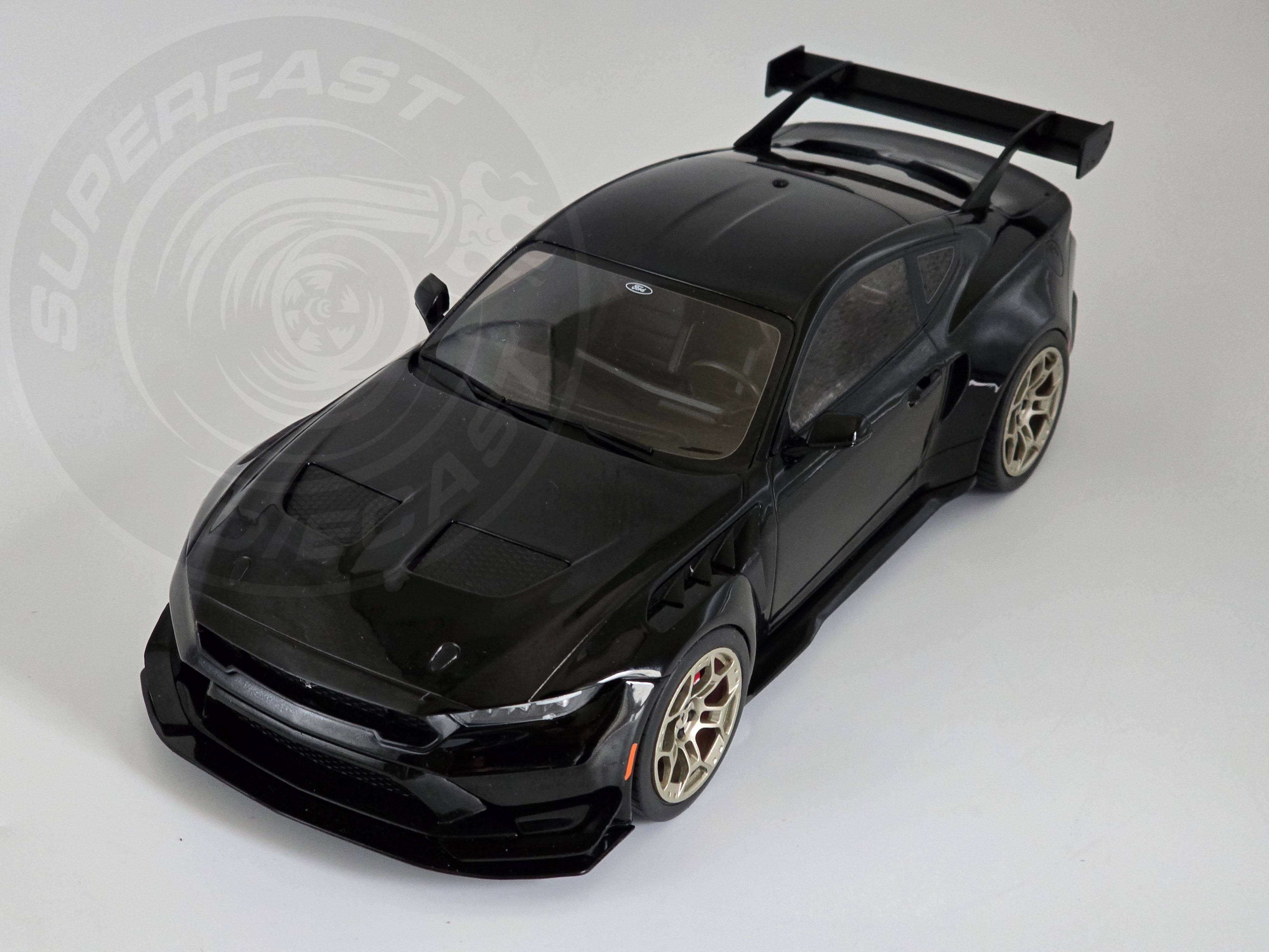 IXO 1:18 Scale - 2025 Ford Mustang GTD, Black - MCG18578