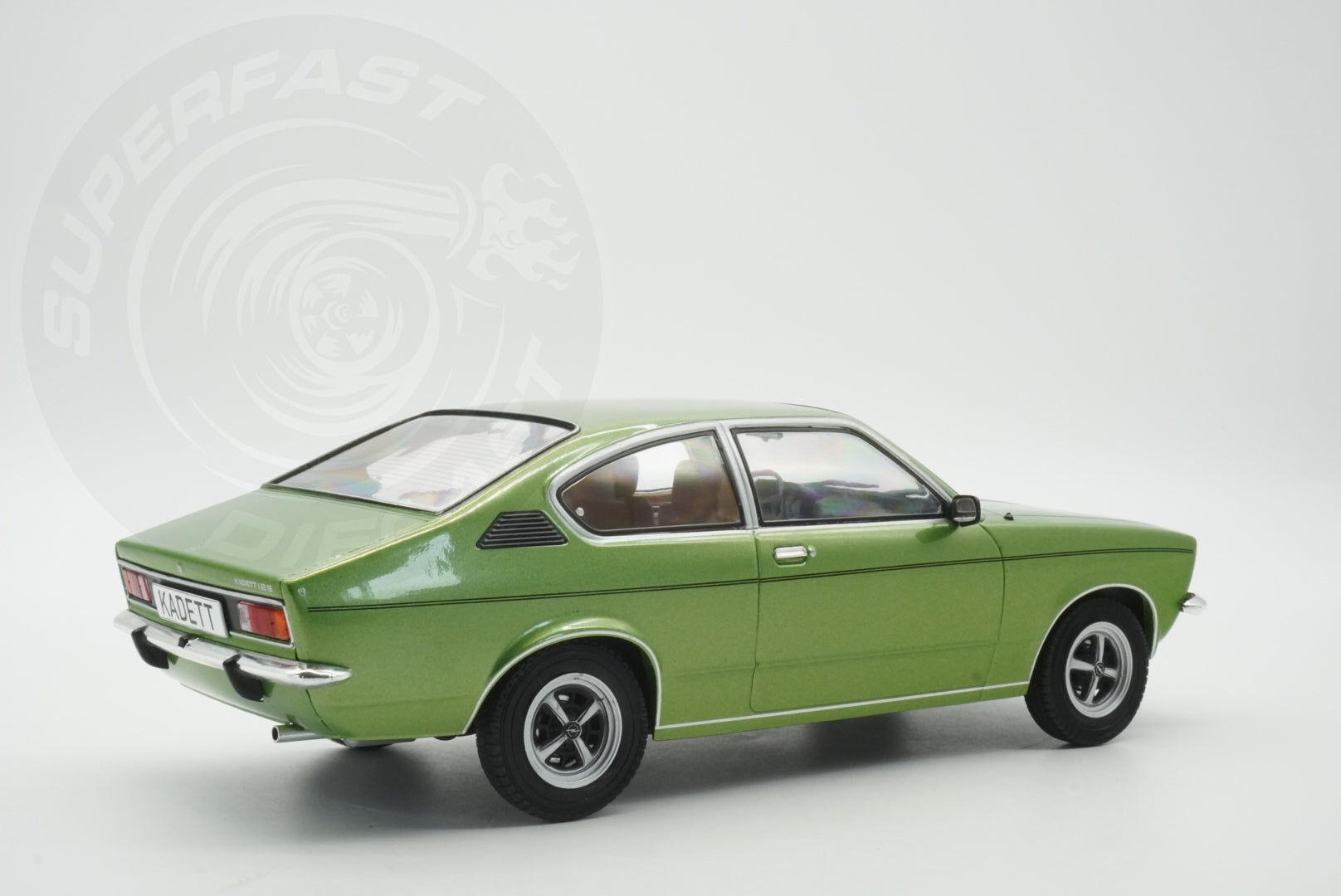 MCG 1:18 Scale Diecast Model Car - 1977 Opel Kadett C Coupe 1.2s, Green - MCG18599