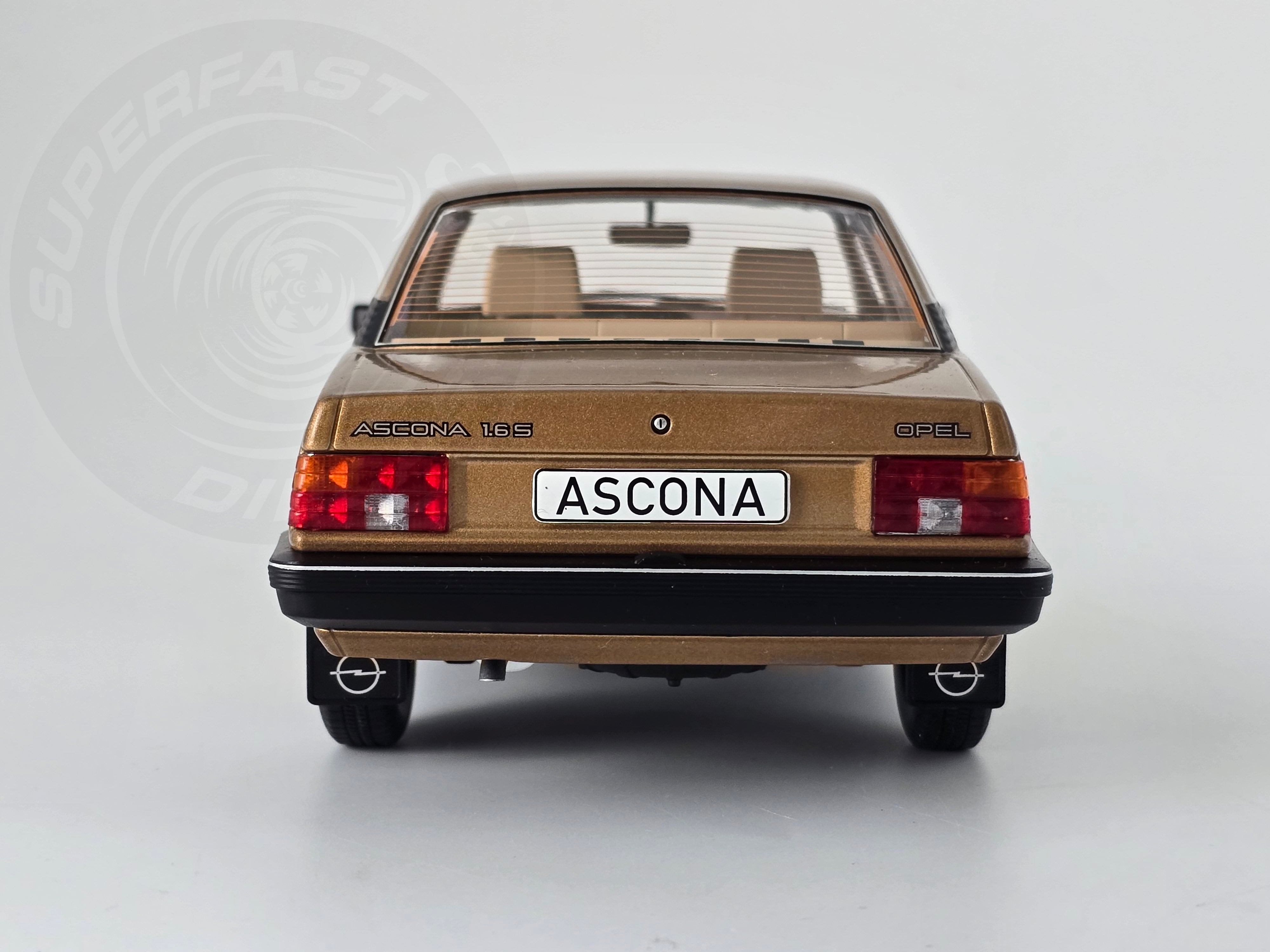 MCG 1:18 Scale Diecast - 1981 Opel Ascona C, Beige - MCG18459
