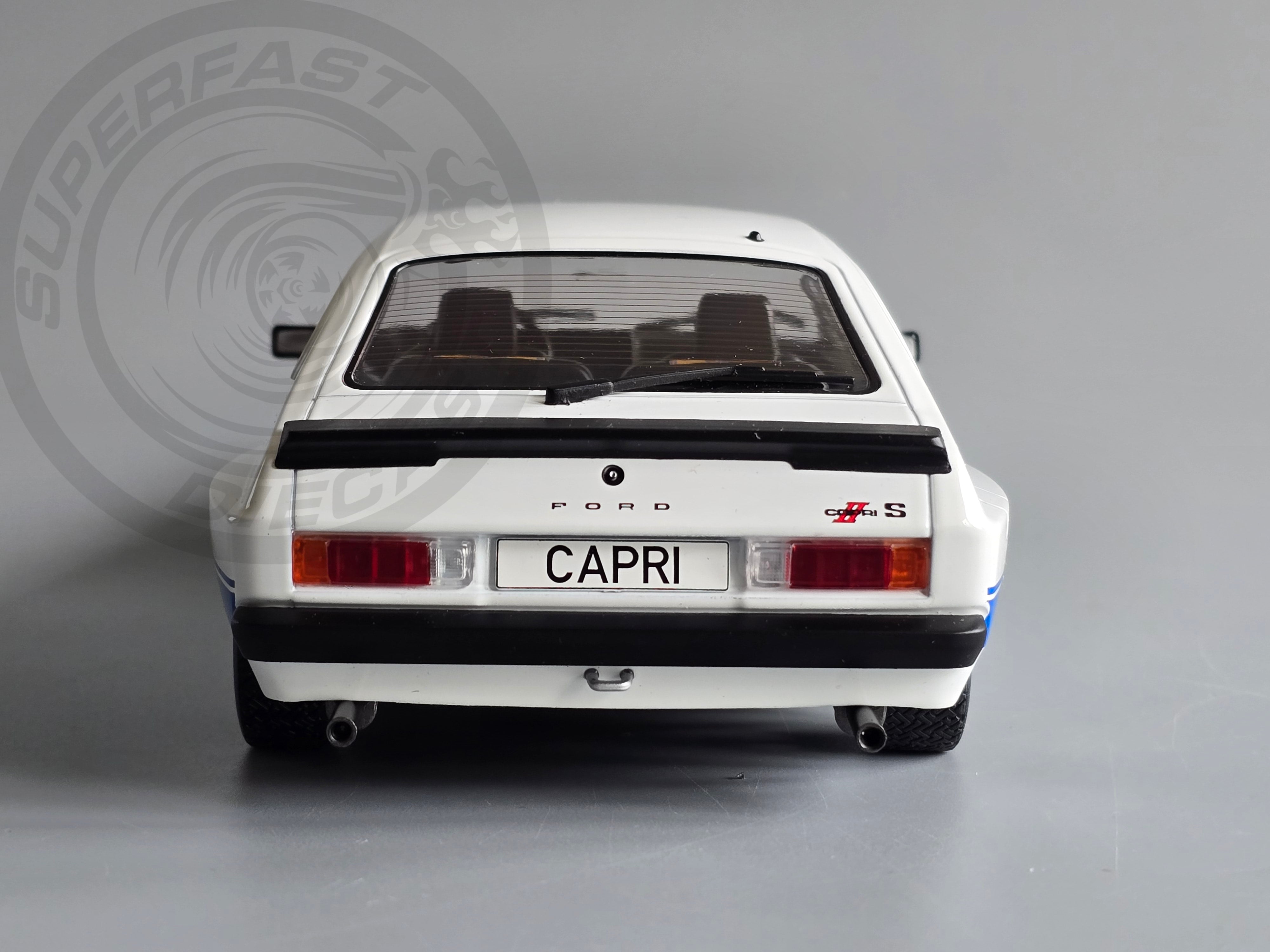 MCG 1:18 Scale Diecast 1975 Ford Capri MK2 X-Pack, White
